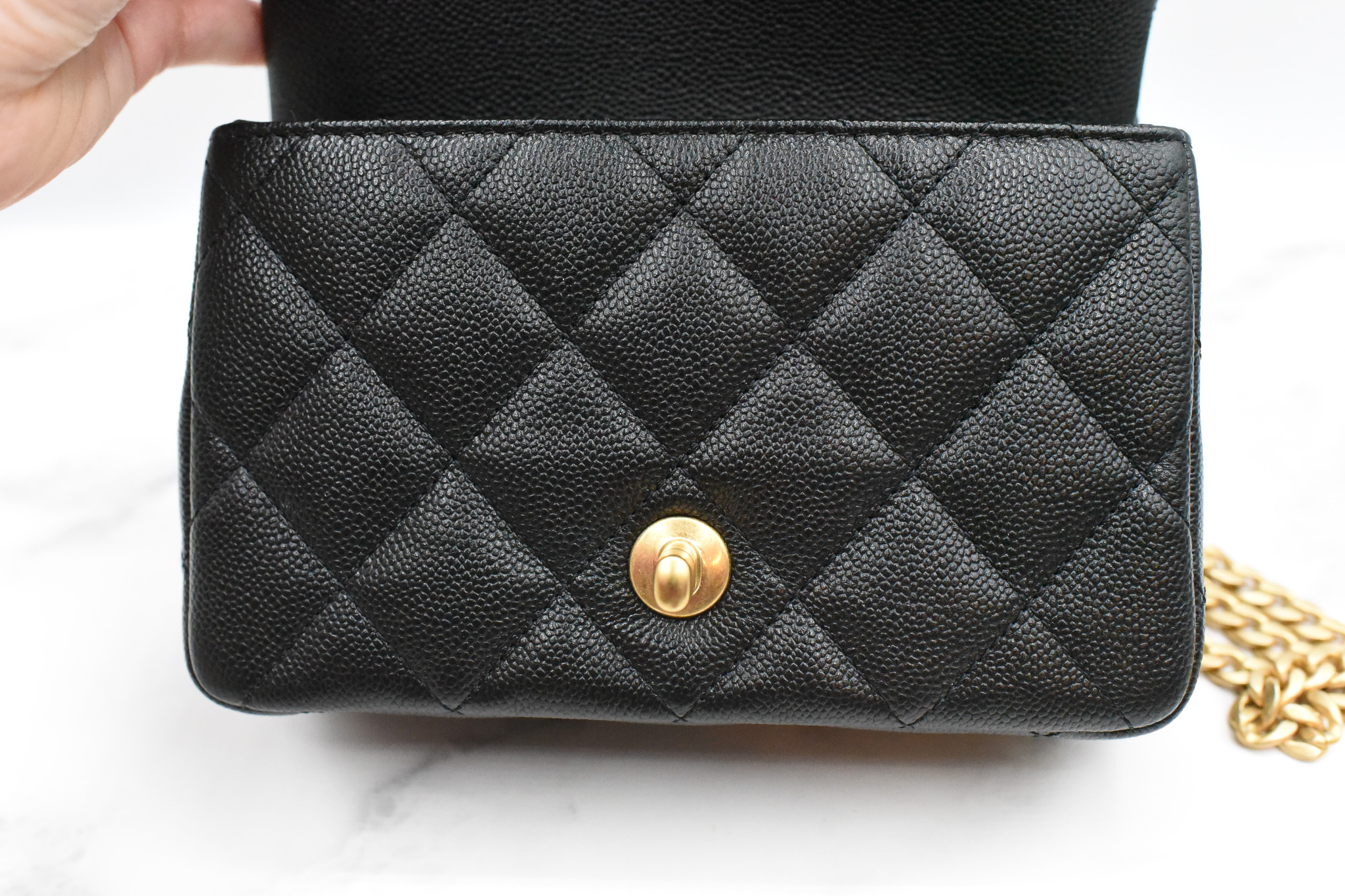 Chanel Mini Messenger Bag, Pink Caviar Leather, Gold Hardware, New in Box  GA006 - Julia Rose Boston