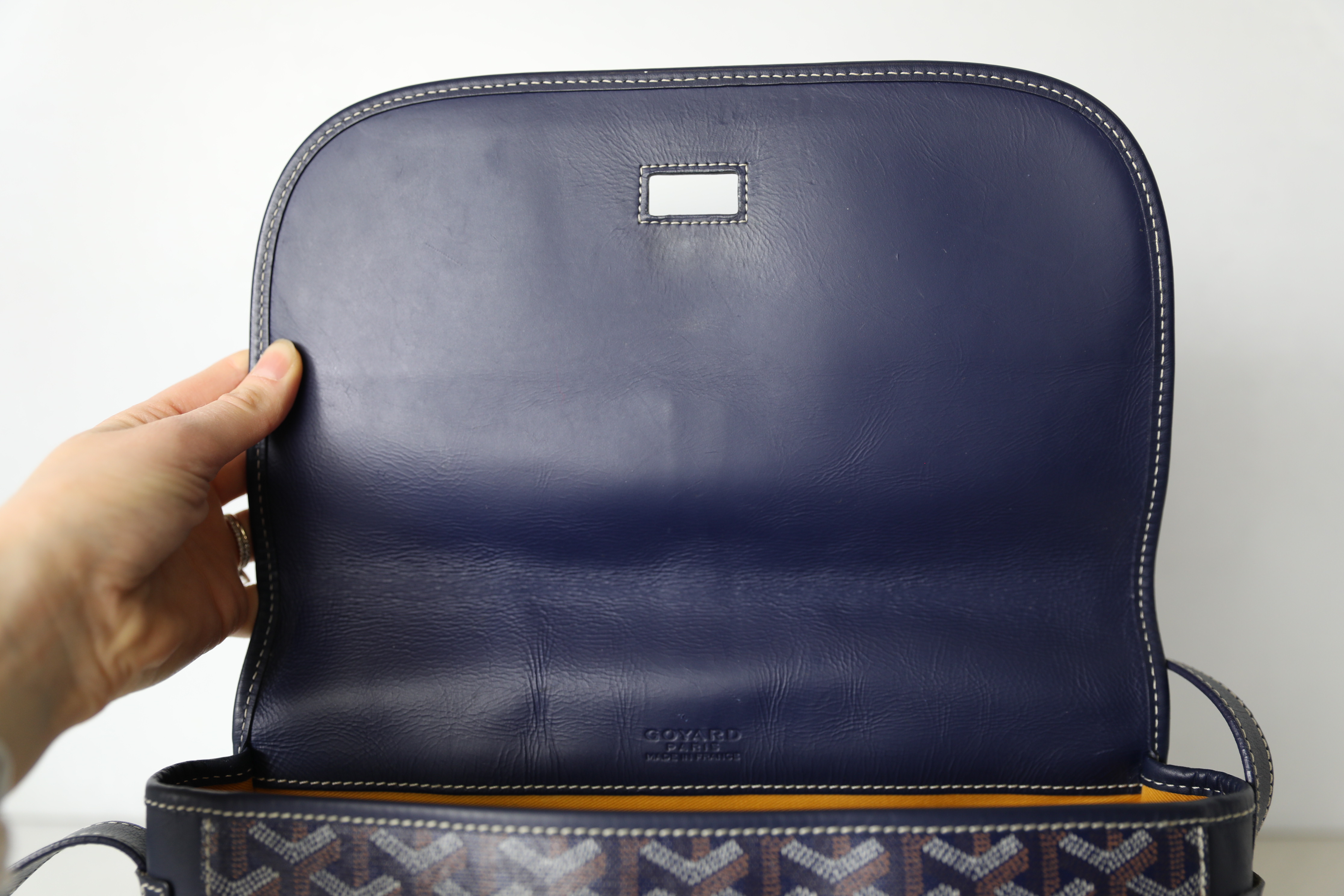 Goyard Belvedere Royal Blue Messenger Bag
