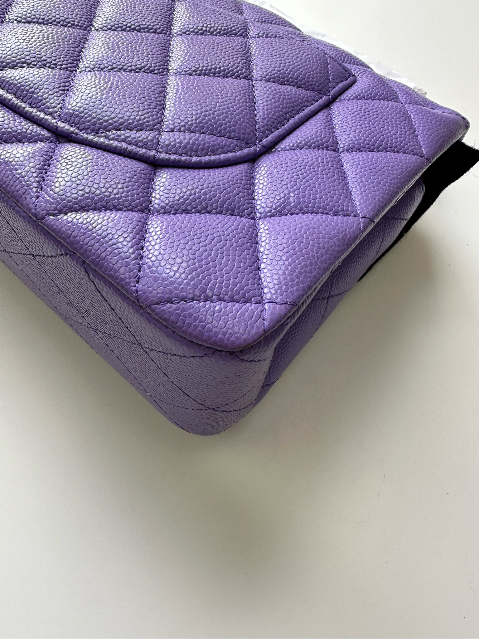 Chanel Classic Small Double Flap, 20S Purple Caviar Leather, Gold Hardware,  Preowned in Box MA001 - Julia Rose Boston