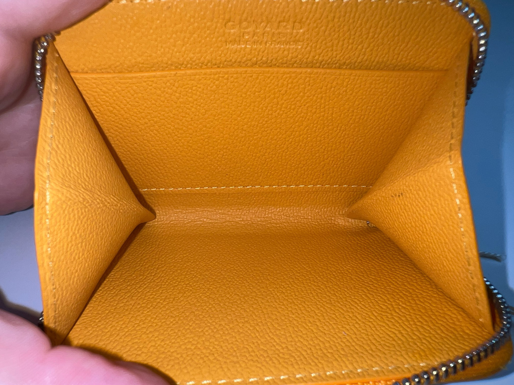 GOYARD GOYARD matignon mini coin purse wallet zip around canvas White Used  ｜Product Code：2104102110549｜BRAND OFF Online Store