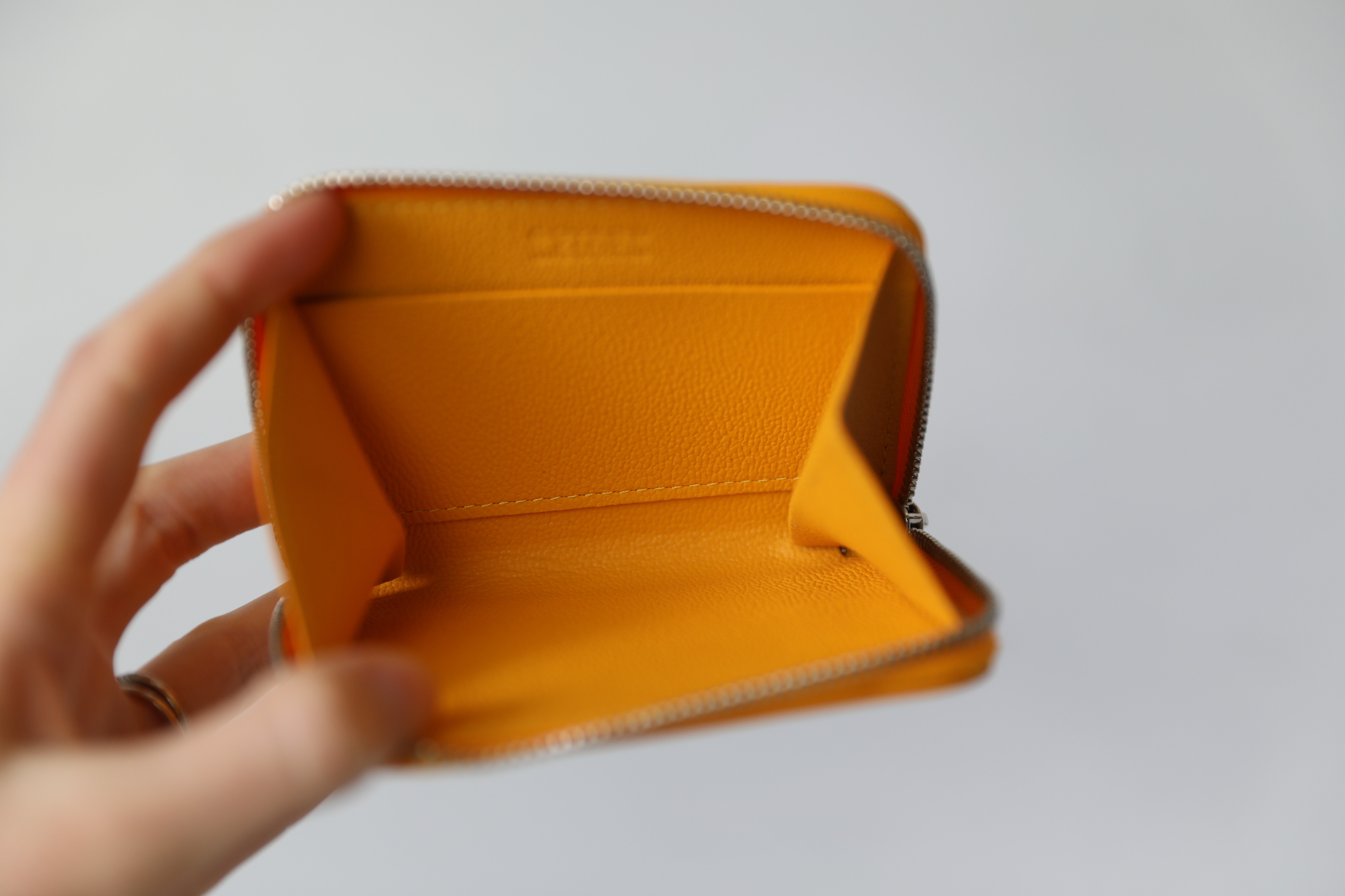 Goyard Matignon Mini Zip Around Wallet, Yellow, New in Box WA001 - Julia  Rose Boston
