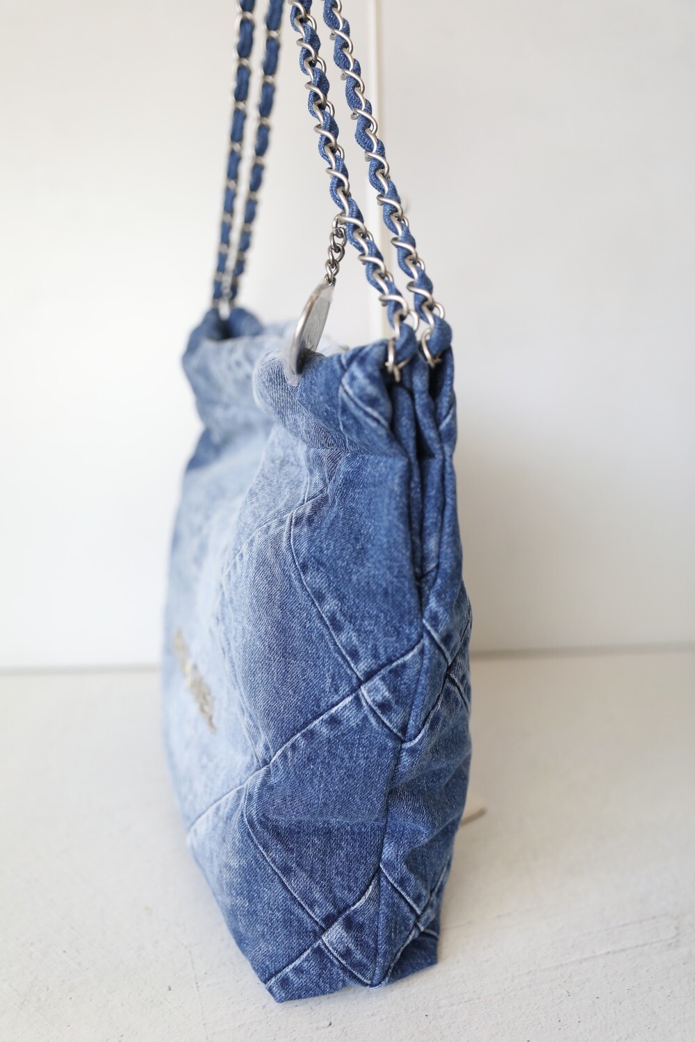 Chanel 22 Denim Small, New In Box WA001