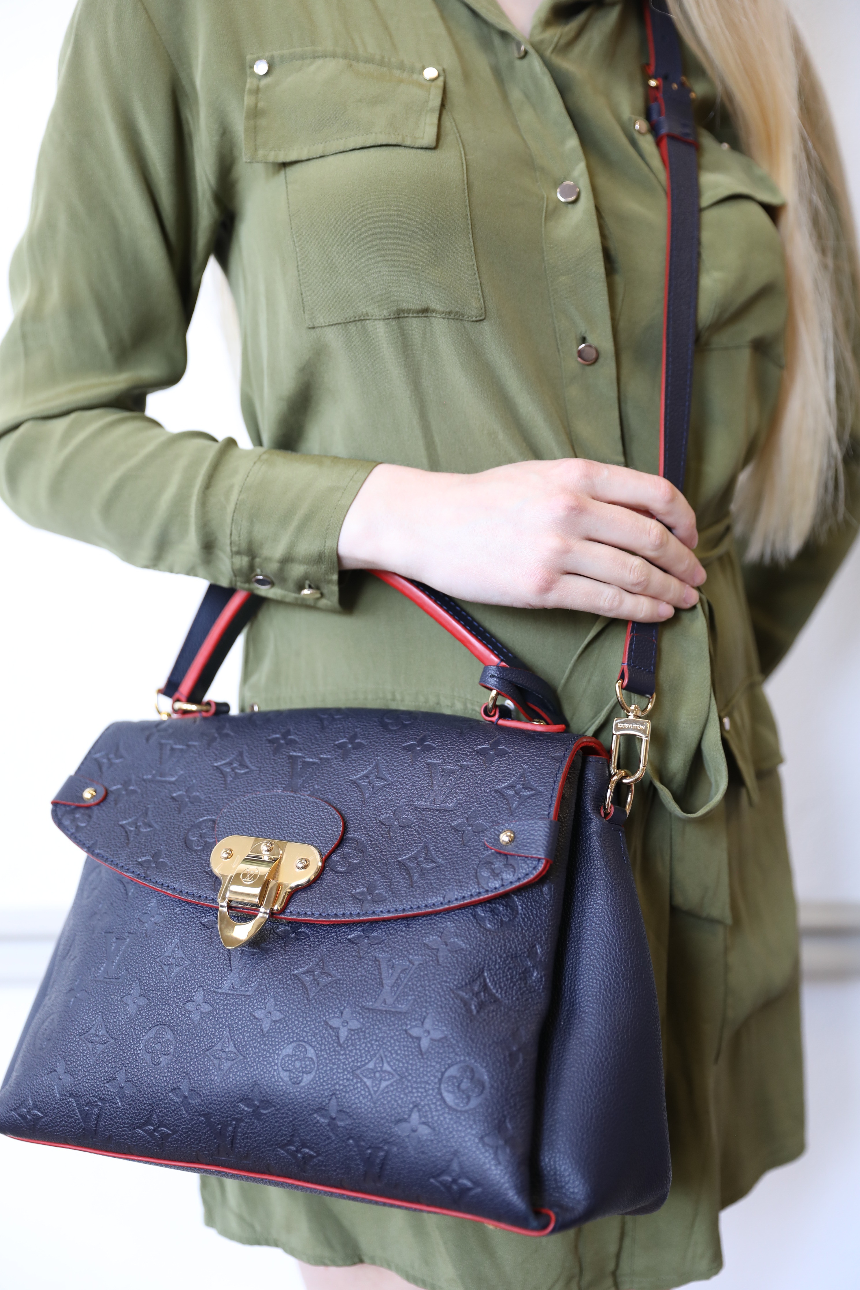 🌟🌟LOUIS VUITTON 🌟this is the georges mm empreinte leather bag