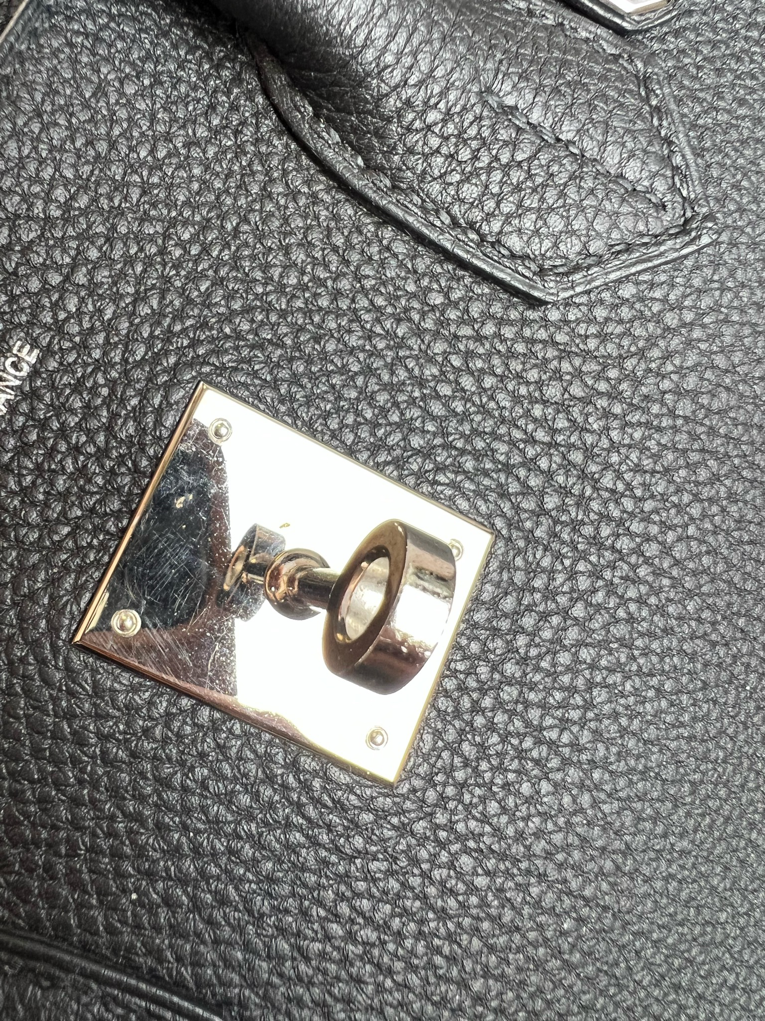 Hermès HERMES BIRKIN 35 Black Togo with Palladium hardware Leather  ref.228962 - Joli Closet