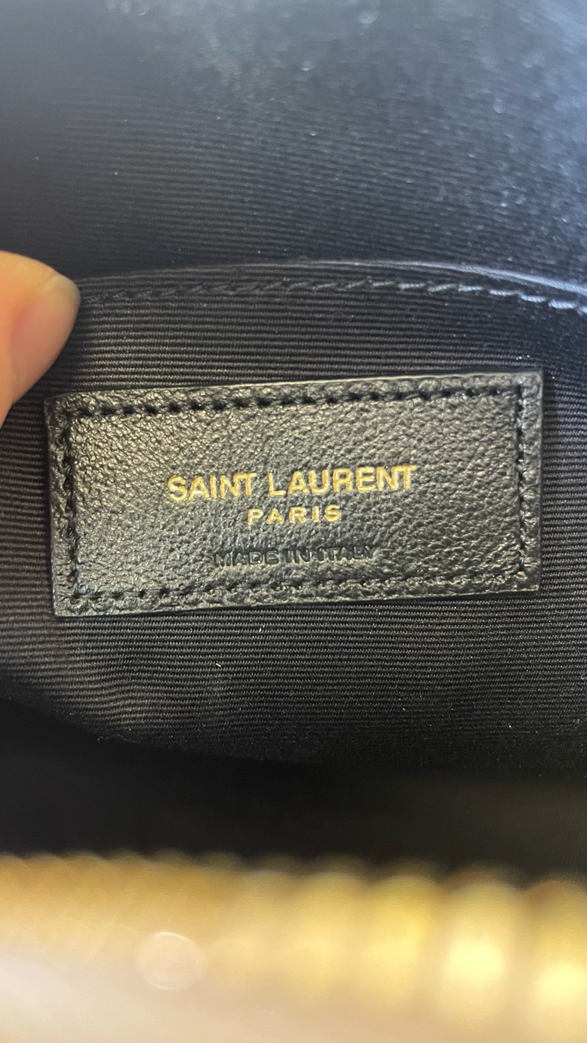 Saint Laurent Camera Bag with Tassle, Deep Marine Grey, New in Dustbag -  Julia Rose Boston