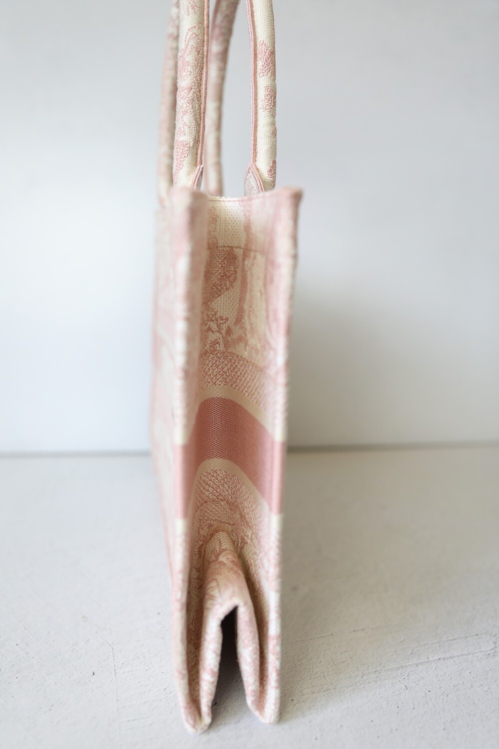 ÉPINE PARIS book tote bag medium pink Christian Dior Book Tote Medium, Pink Toile De Jouy