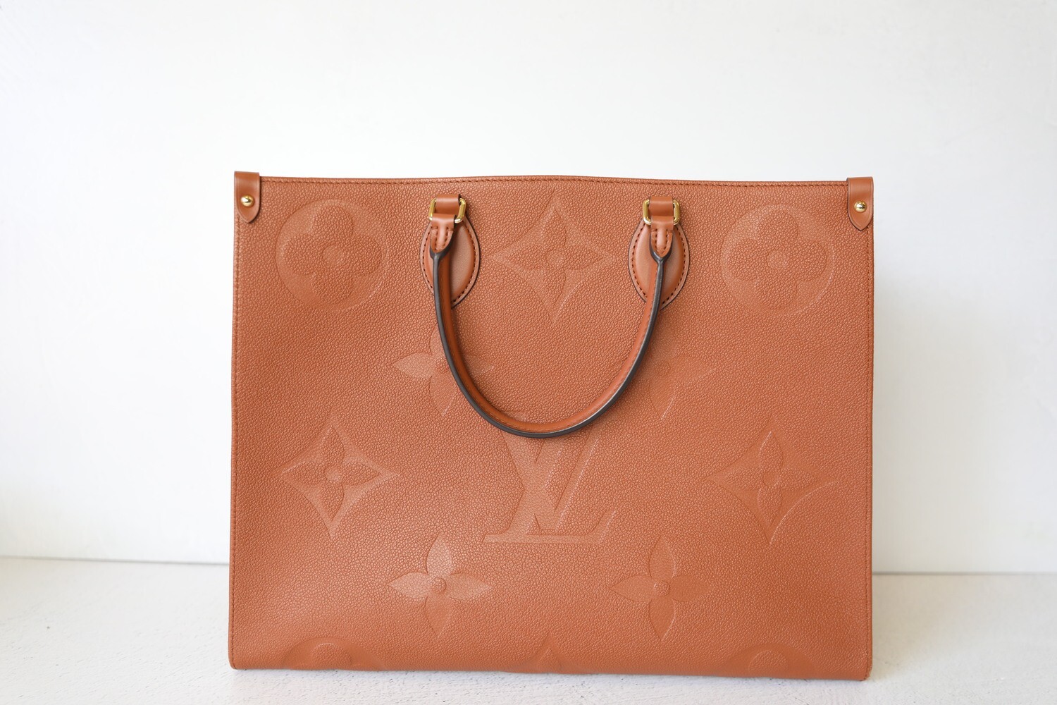 Louis Vuitton OnTheGo GM, Brown Empreinte Leather, Preowned in Box