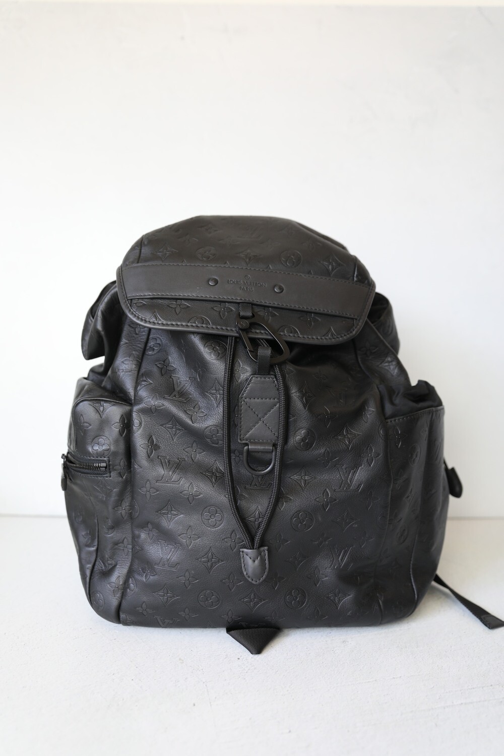Louis Vuitton Trekking Backpack, Black Empreinte Leather, Preowned in  Dustbag WA001