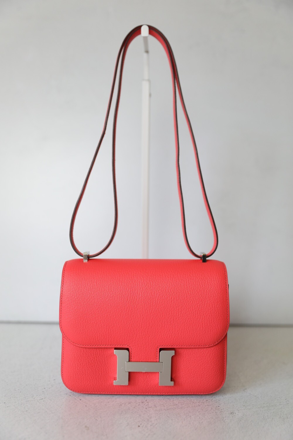 HERMÈS Picotin Cargo 18 handbag in Rose Texas and Rouge Sellier Canvas and  leather with Palladium hardware-Ginza Xiaoma – Authentic Hermès Boutique