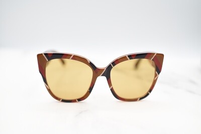 Gucci Round Sunglasses, New in Case GA002