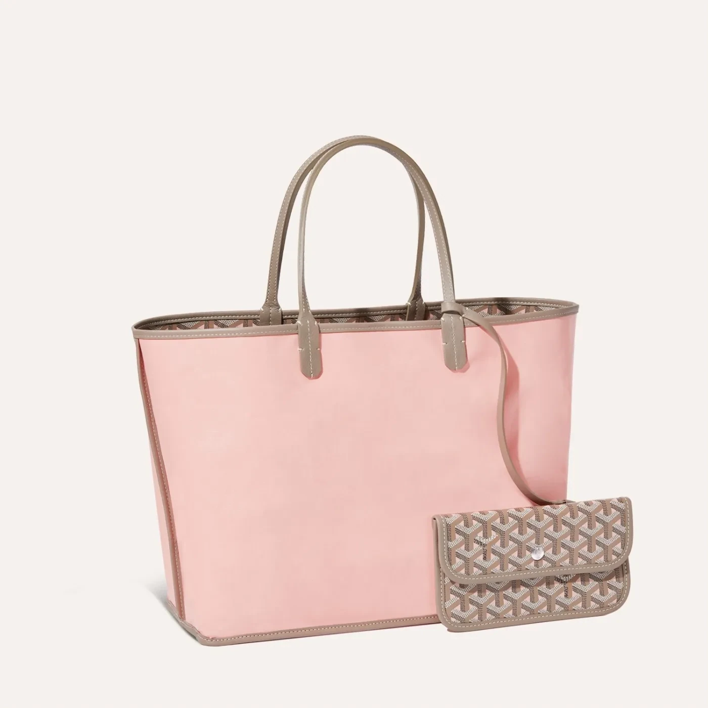 Goyard Greige And Powder Pink Limited Edition Goyardine Canvas And  Chevroches Calfskin Saint Louis Claire-Voie PM Palladium Hardware, 2023  Available For Immediate Sale At Sotheby's