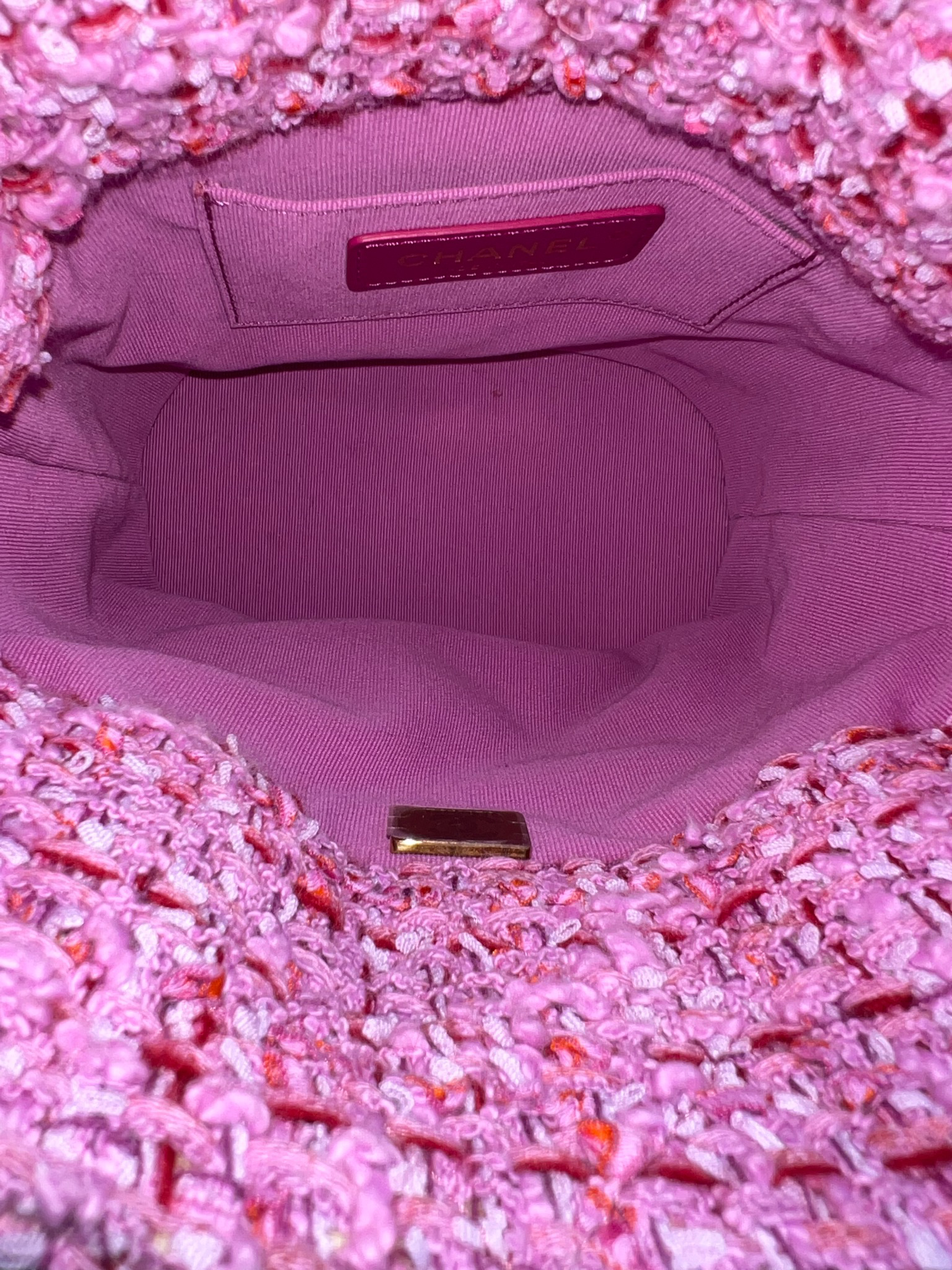 Chanel Drawstring Bucket Bag, Pink Tweed, New in Box WA001 - Julia Rose  Boston