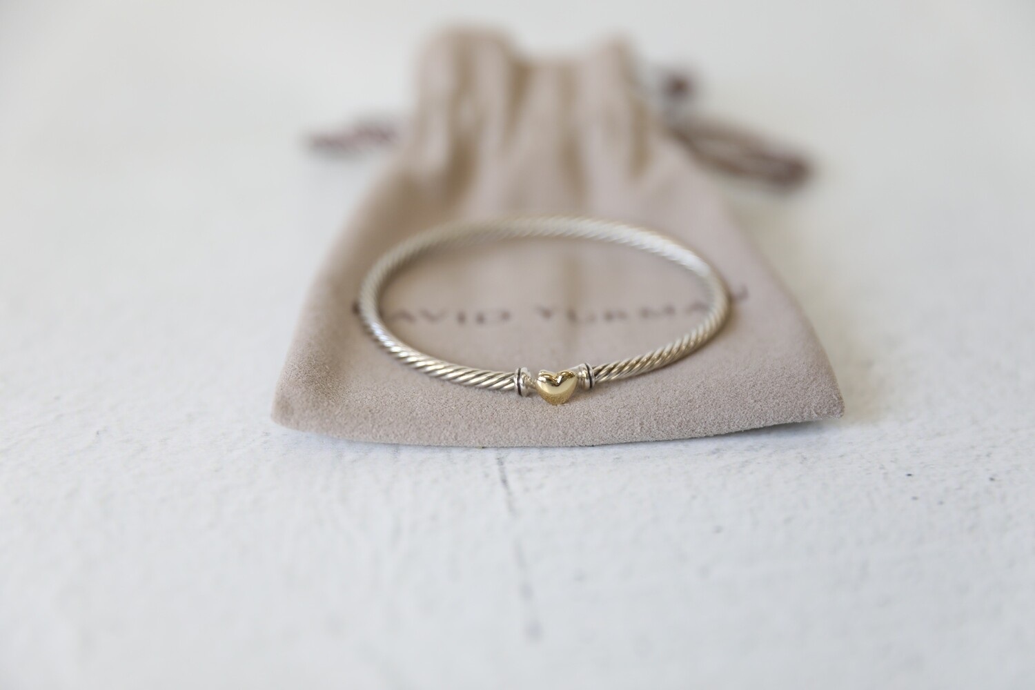 David yurman cable sale collectibles heart bracelet
