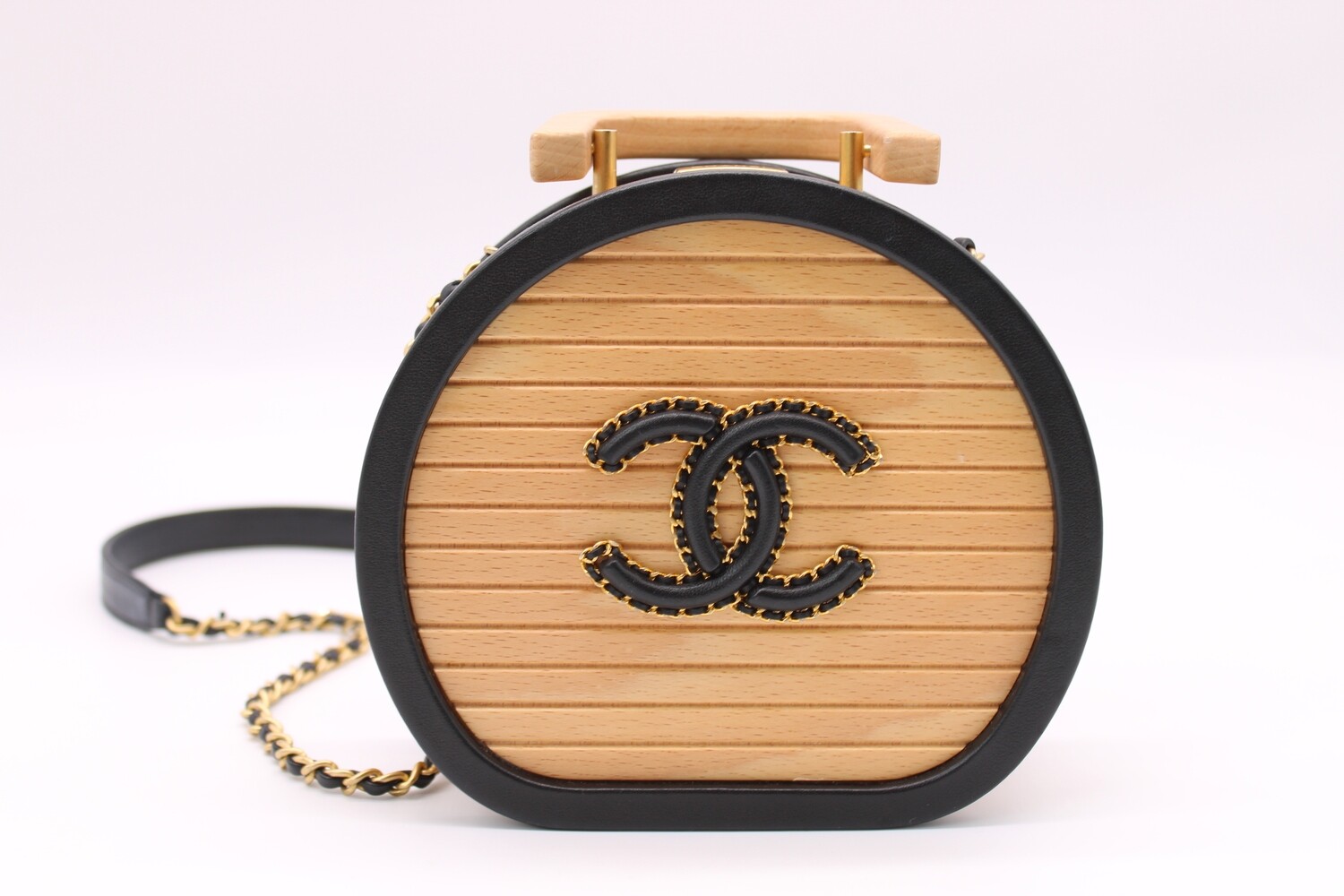 Chanel wood bag sale