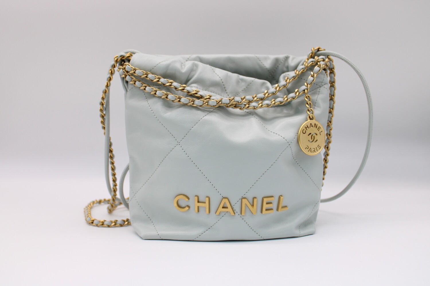 【イエローで元気100倍】CHANEL★22ミニハンドバック★ シャネル CHANEL22 ミニ ハンドバッグ チェーンショルダー