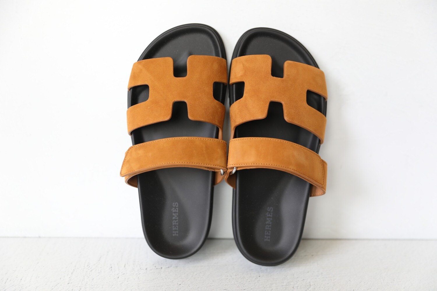 HERMES エルメス サンダル 茶 EU37 1/2(24cm位) 4103525L0017 エルメスサンダル エレクトリック サイズ37.5 黒 レディース
