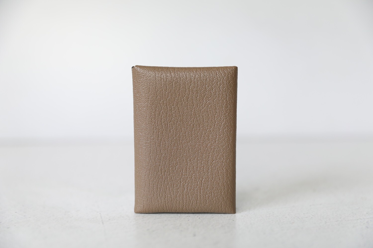 Hermes Calvi Duo Cardholder, Etoupe, New in Box WA001