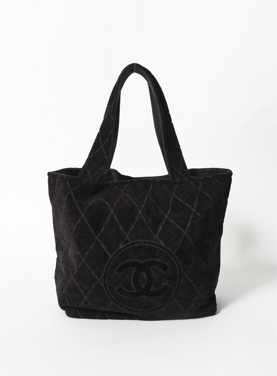 Chanel Towel Bag Black with Pouch and Towel, New MA001