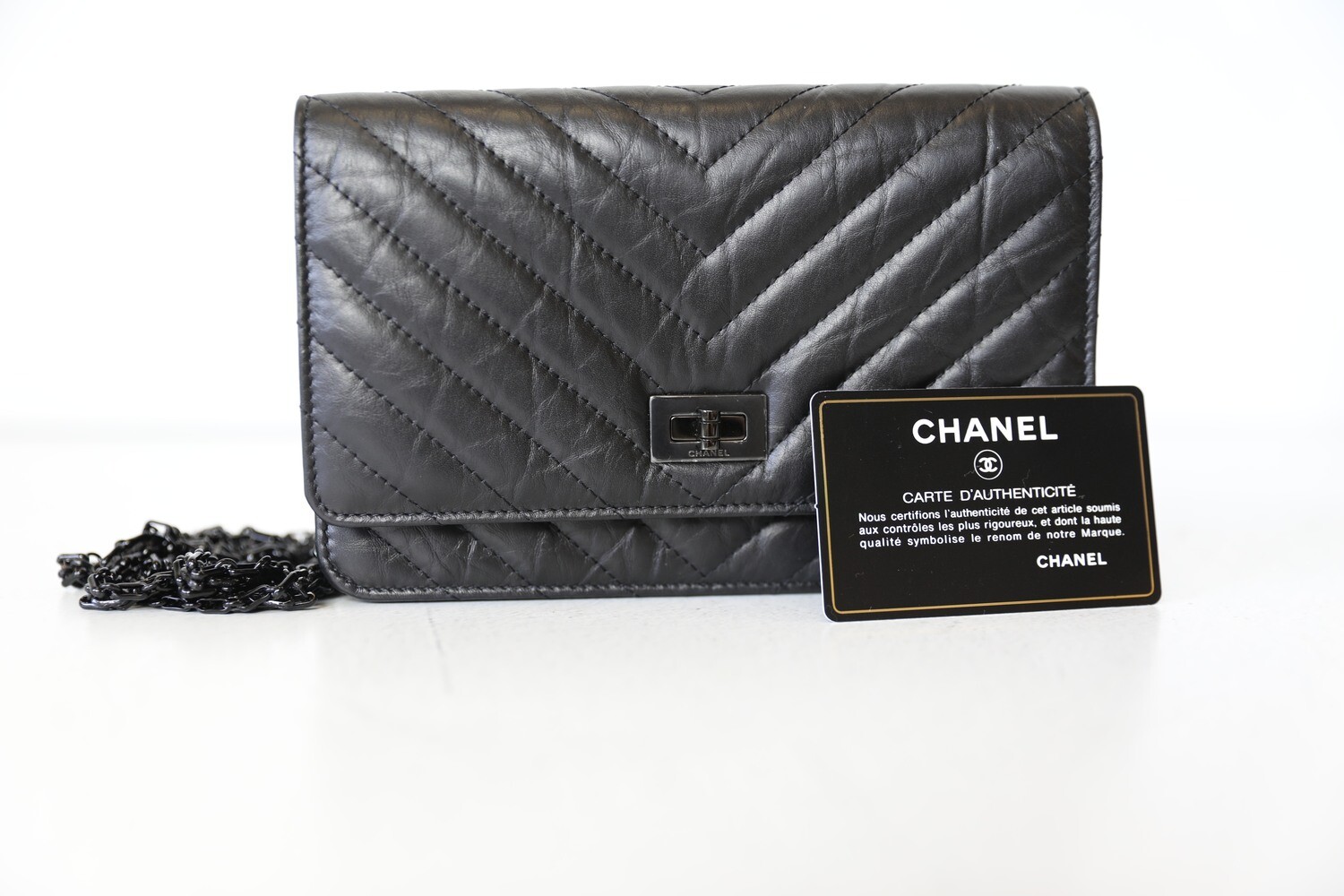 Chanel reissue deals wallet on chain