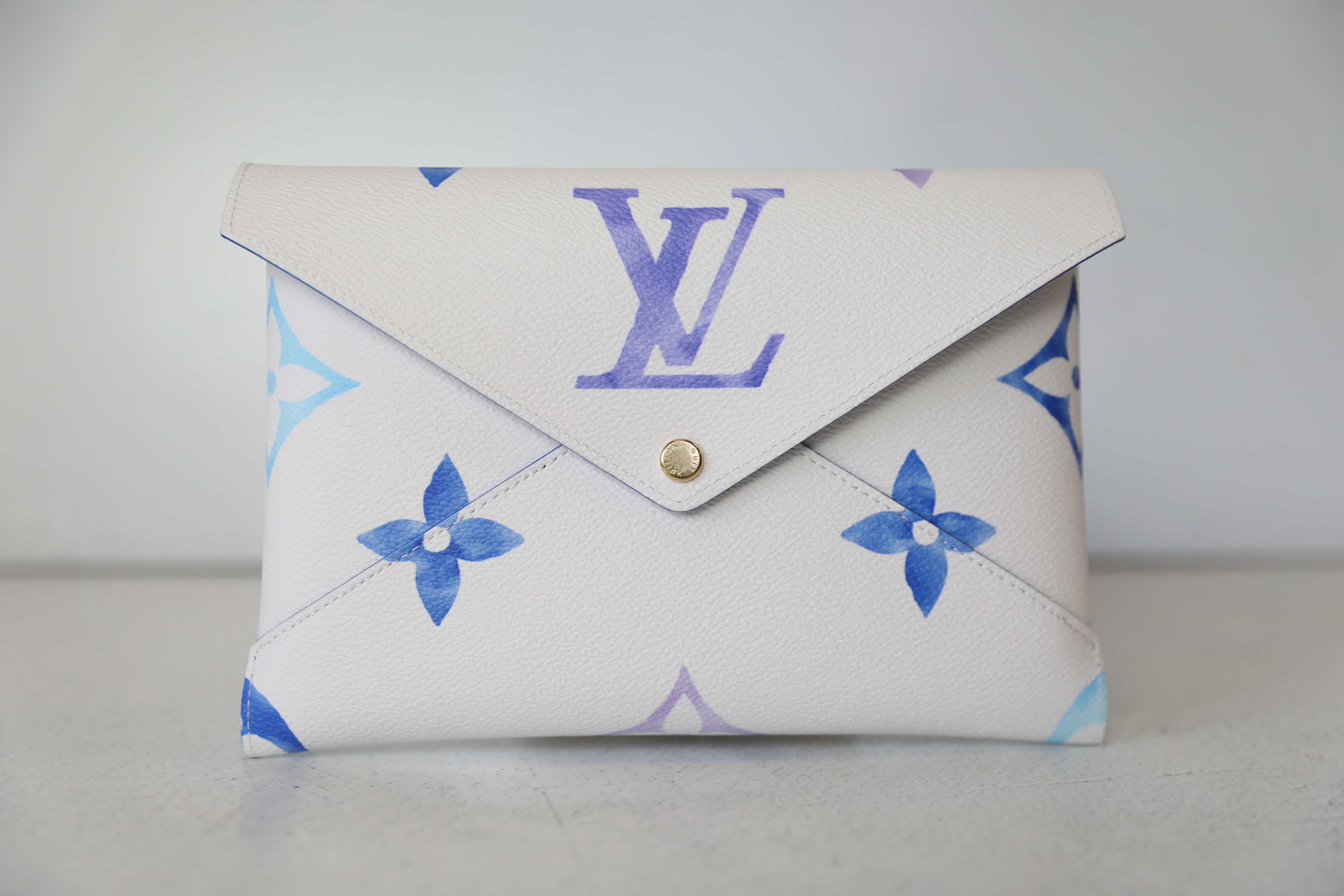 Louis Vuitton Kirigami Pouch Large, Blue and White, New in Box WA001