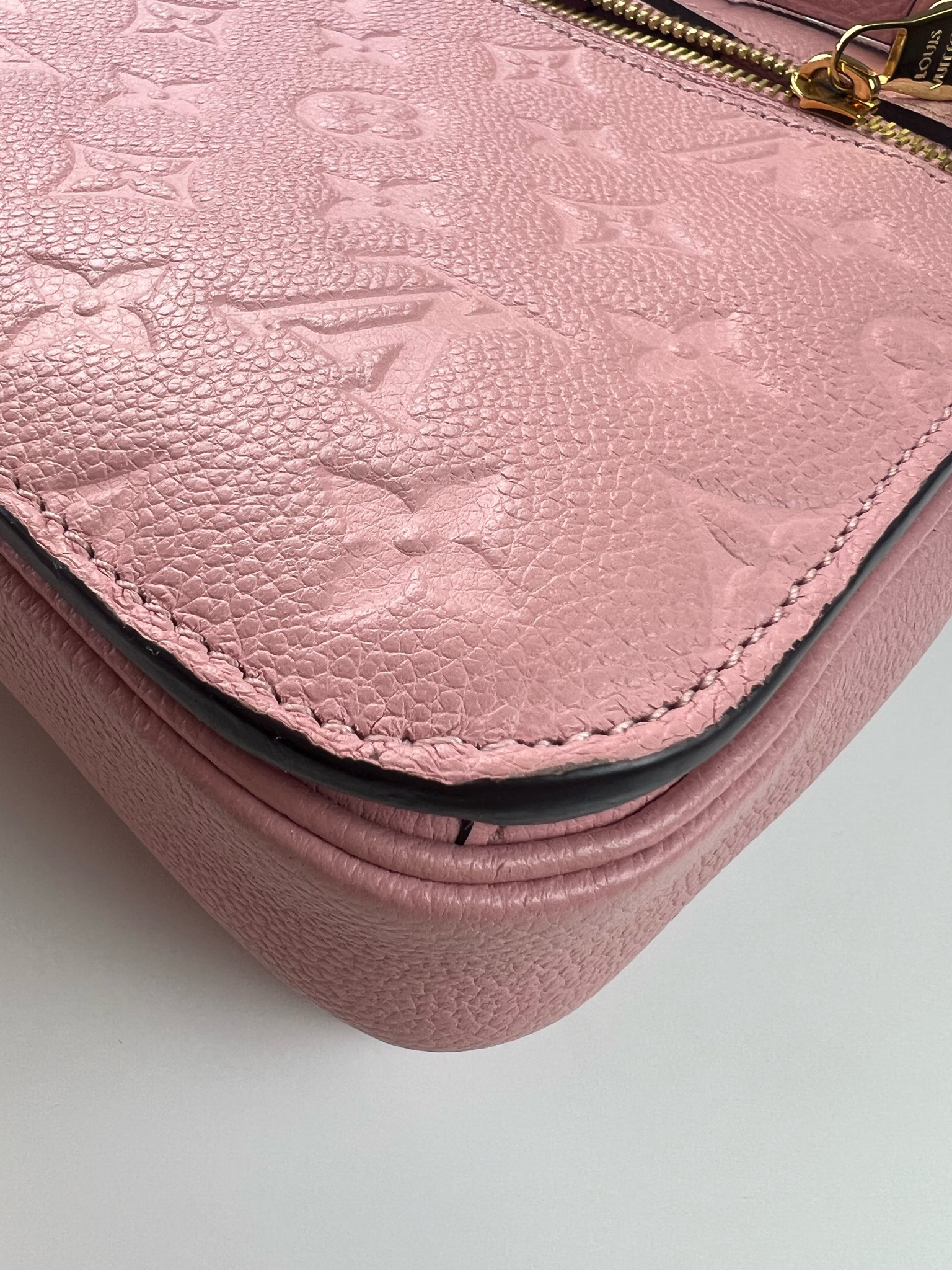 Louis Vuitton Light Pink Empreinte Pochette Metis Bag at 1stDibs