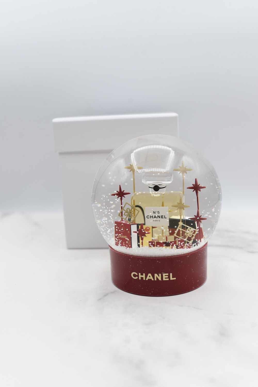 Chanel Snow Globe, Red Base, New in Box GA001 - Julia Rose Boston | Shop