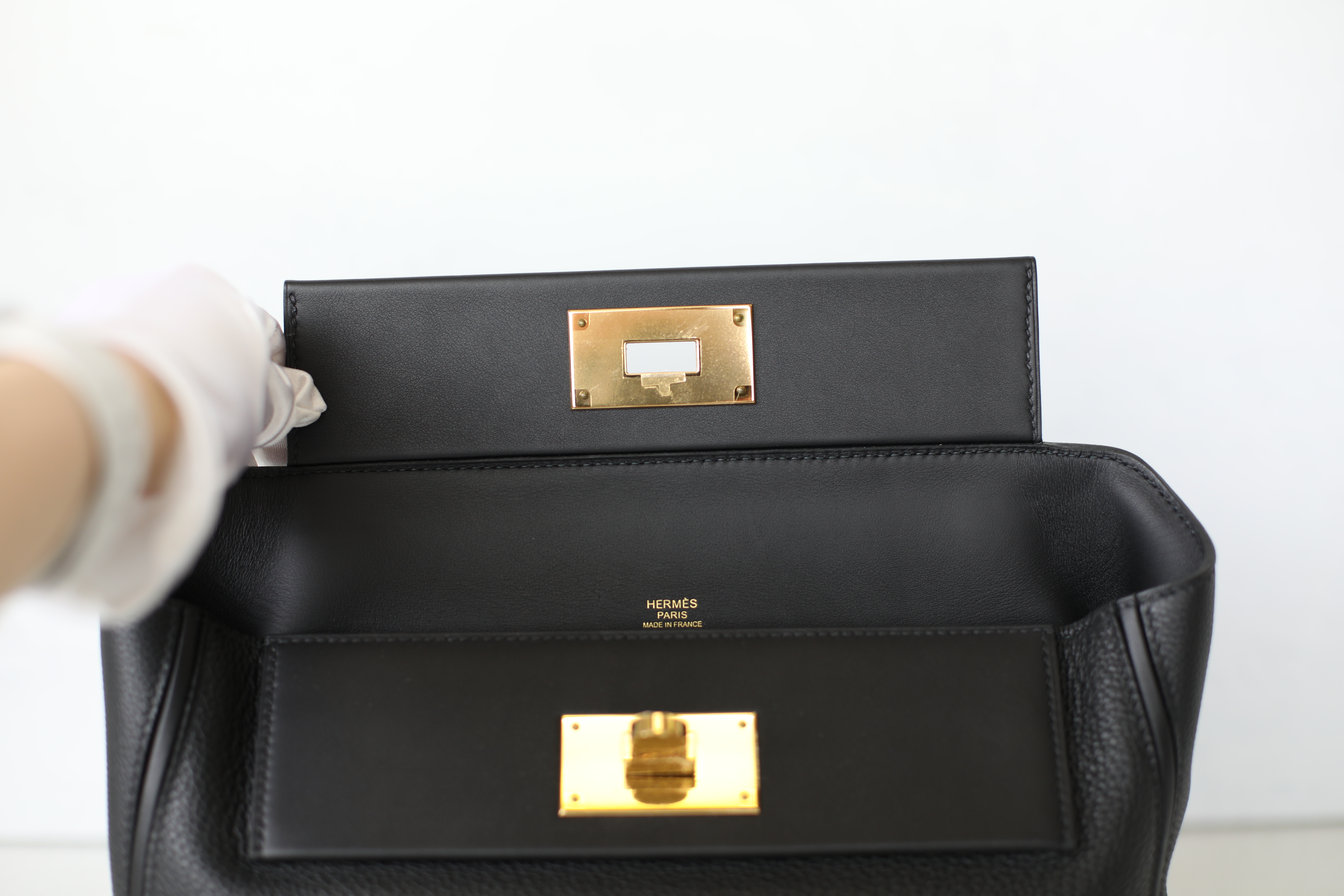 Hermes 24/24 21 Bag, Gold Evercolor Leather, Gold Hardware, New In Box, U  Stamp (2022) WA001 - Julia Rose Boston