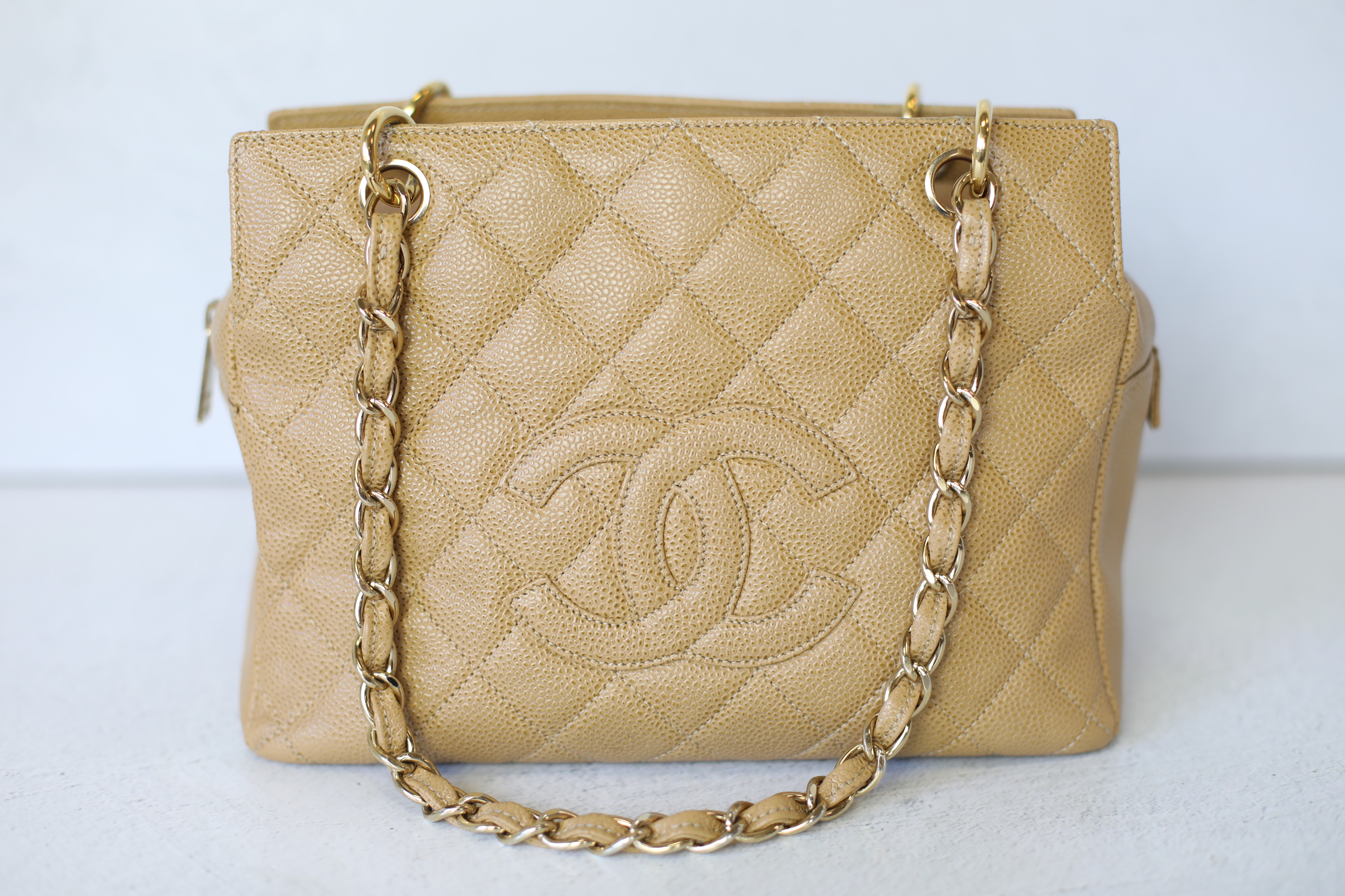 Chanel Petite Timeless Tote PTT, Beige Caviar with Gold Hardware, Preowned  in Dustbag WA001 - Julia Rose Boston