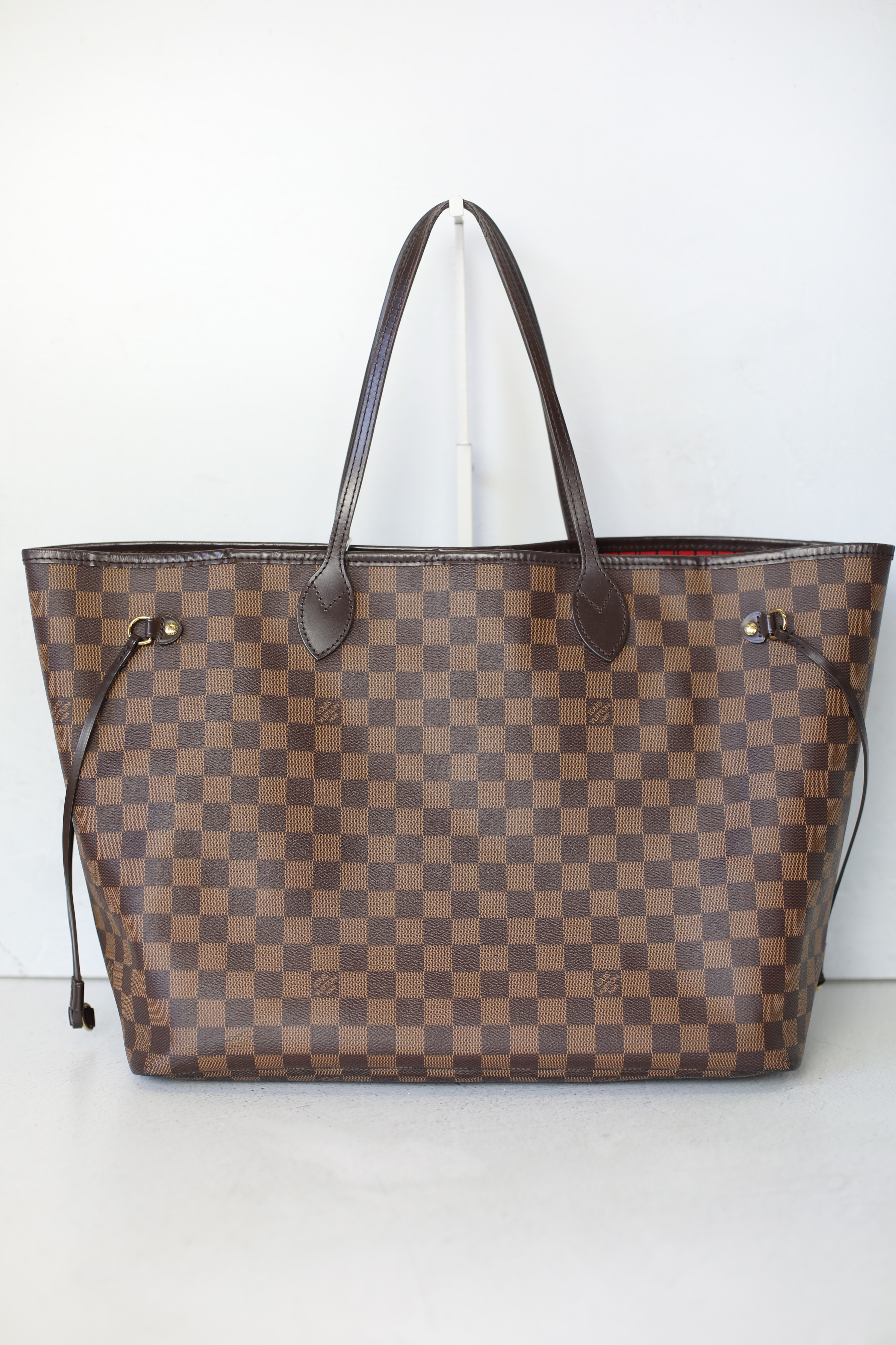 Louis Vuitton Neverfull Tote GM, Damier Ebene Canvas with Gold Hardware,  Preowned in Box WA001