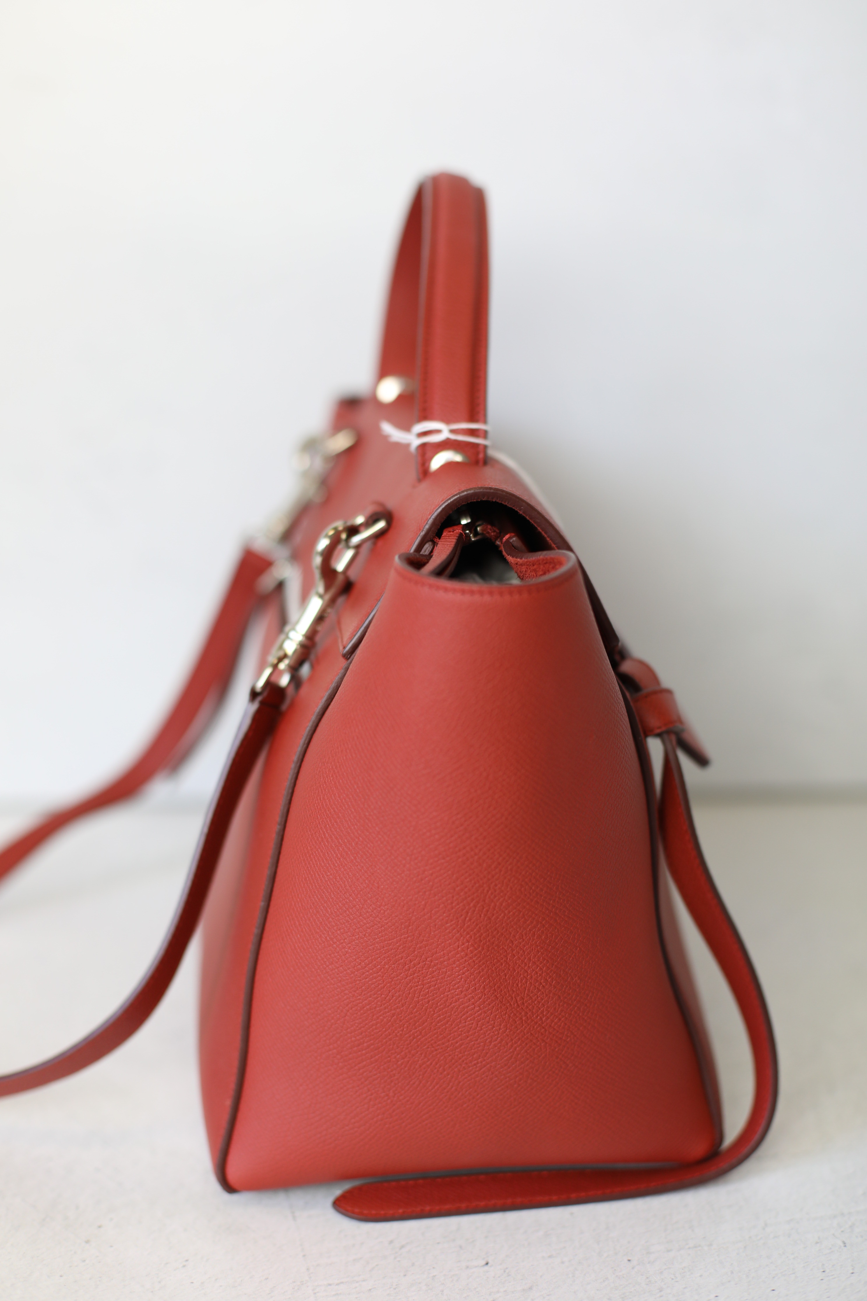 Celine Trio Small, Burgundy, Preowned in Dustbag WA001 - Julia Rose Boston