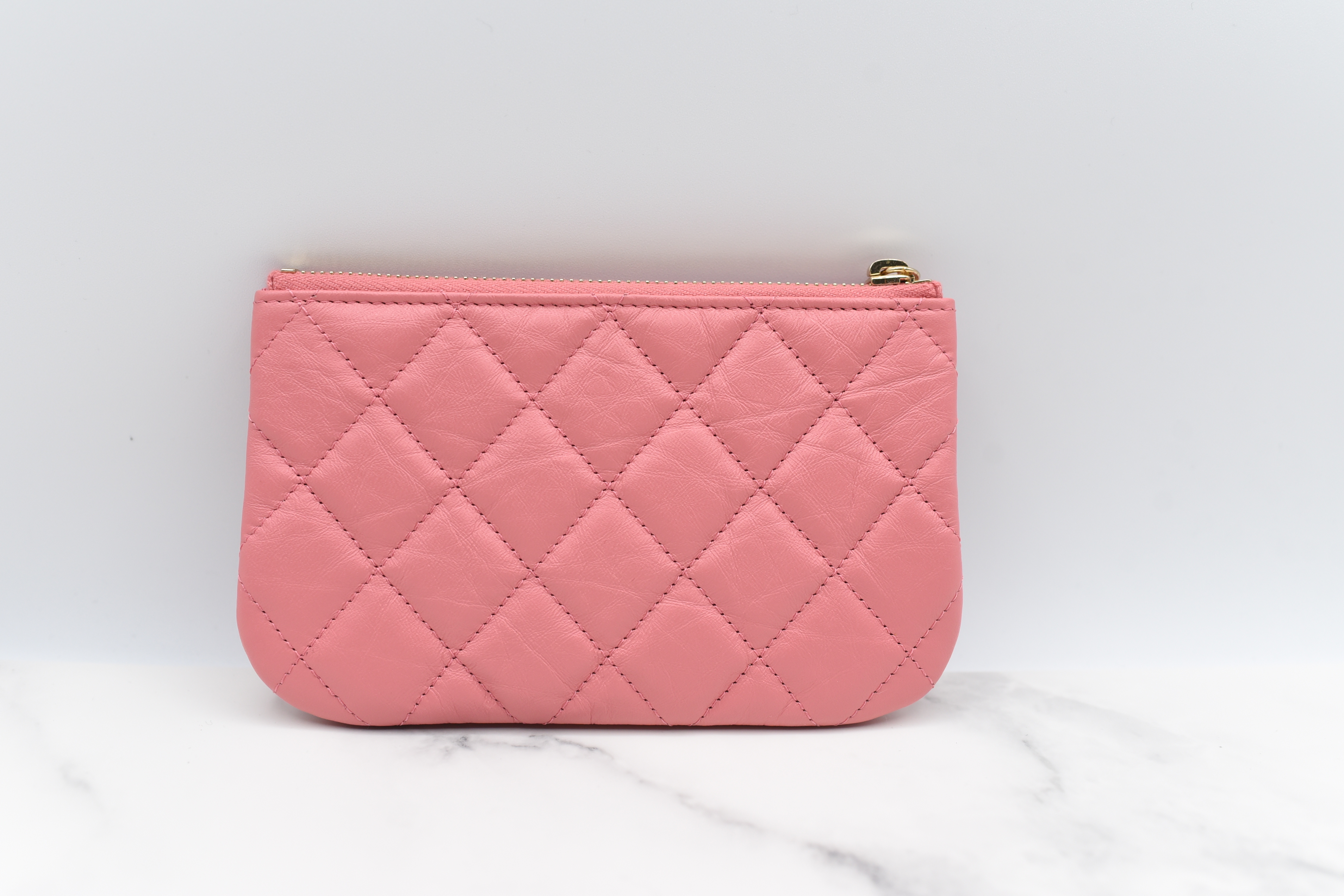 Chanel SLG Mini O Case Reissue, Pink Calfskin Leather with Gold Hardware,  New in Box GA001 - Julia Rose Boston
