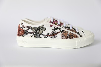 Christian Dior Shoes, Floral Sneakers, Size 40, New in Box WA001