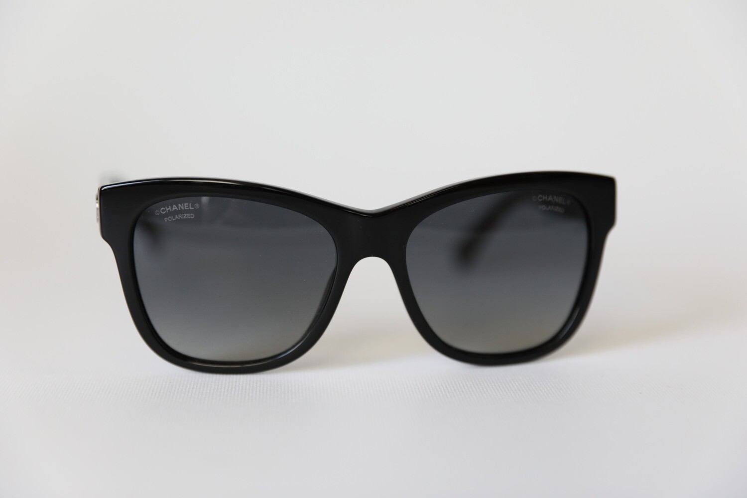 Chanel Square Sunglasses, Black, Preowned In Box, WA001 - Julia Rose Boston