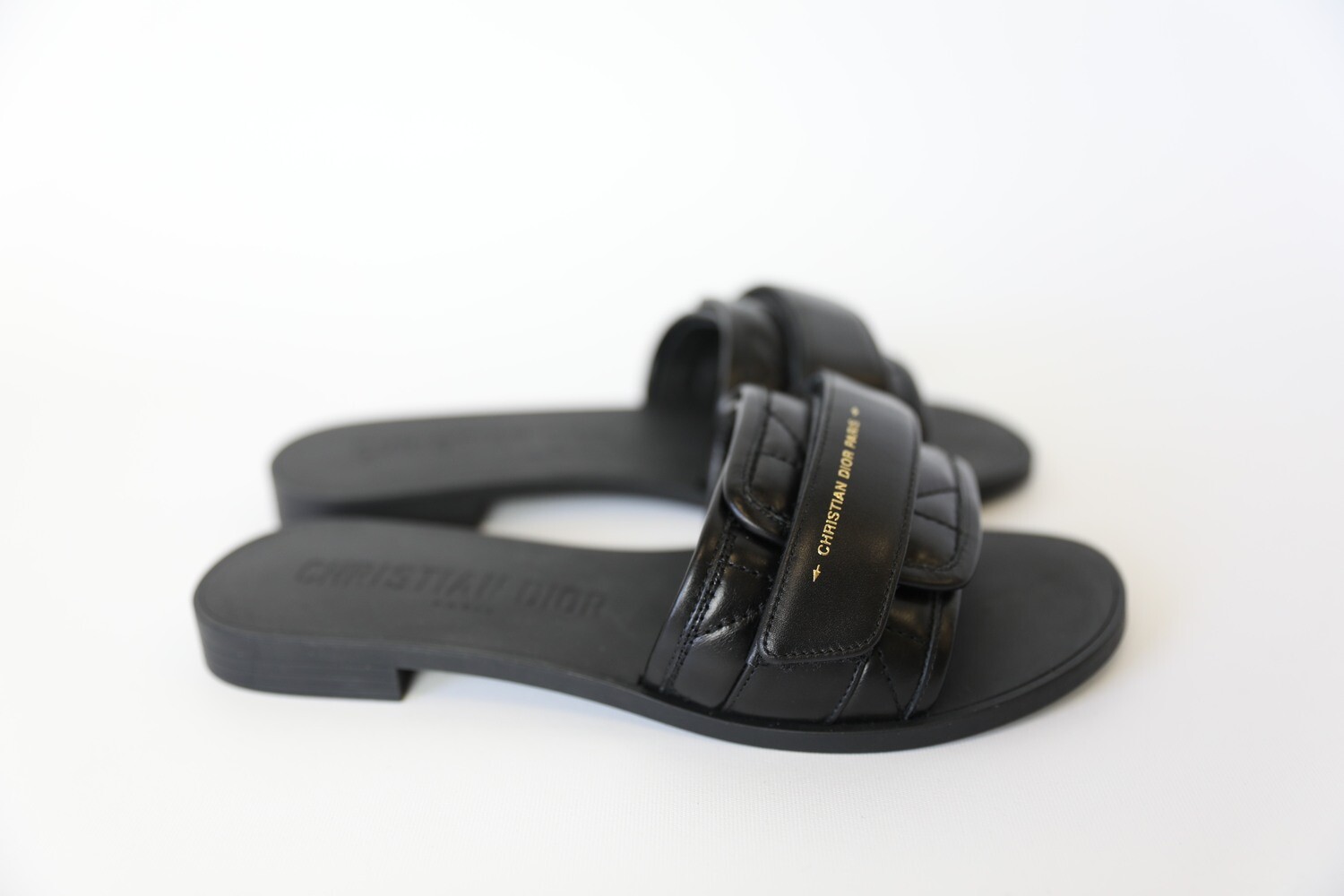 Dior Dio(R)evolution Slides, Black Size 37, New In Box, WA001