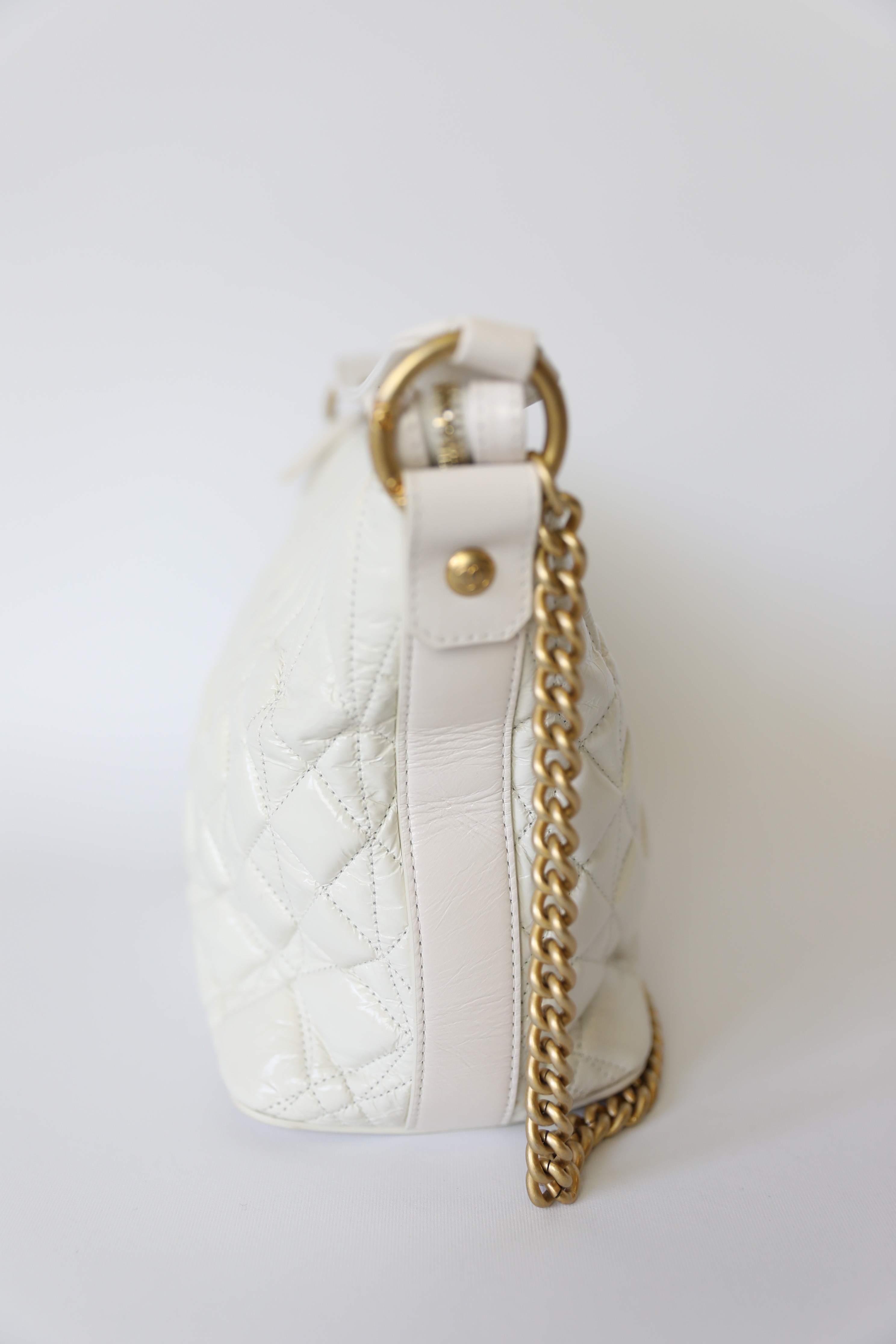 Chanel 2018 Droplet Hobo w/ Tags - White Hobos, Handbags - CHA272457