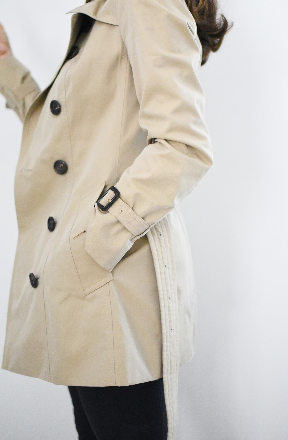Burberry Trench Coat, Sandringham, Made in England, Size 2