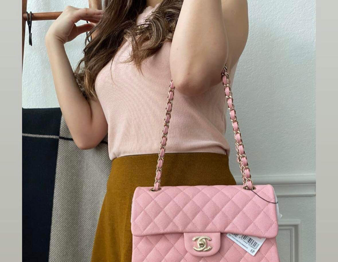 Chanel Classic Small Double Flap 22C Pink Caviar Leather, Gold Hardware,  New In Box P - Julia Rose Boston