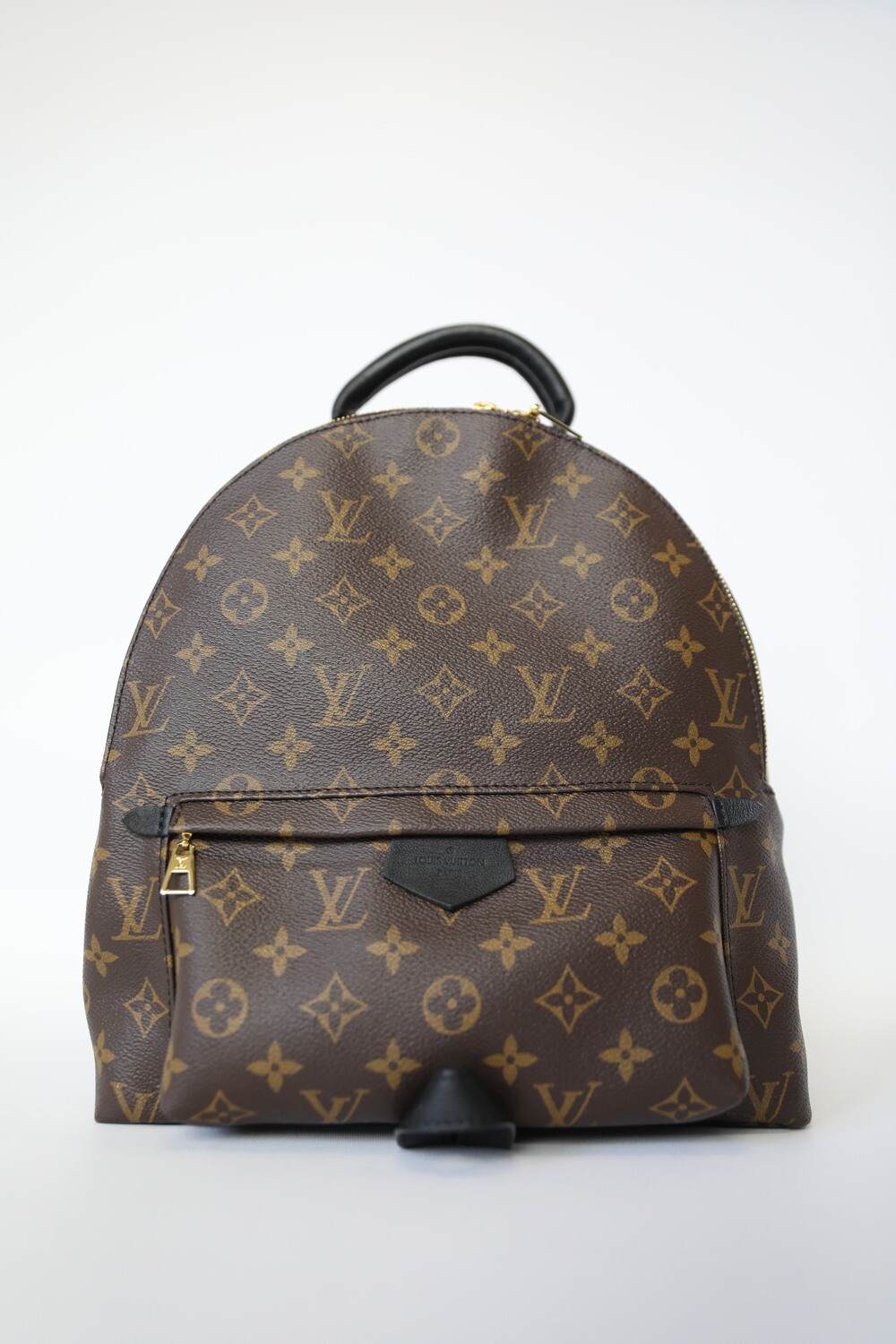 Louis Vuitton Palm Springs Backpack MM, Monogram Canvas with Gold Hardware, Preowned in Dustbag WA001