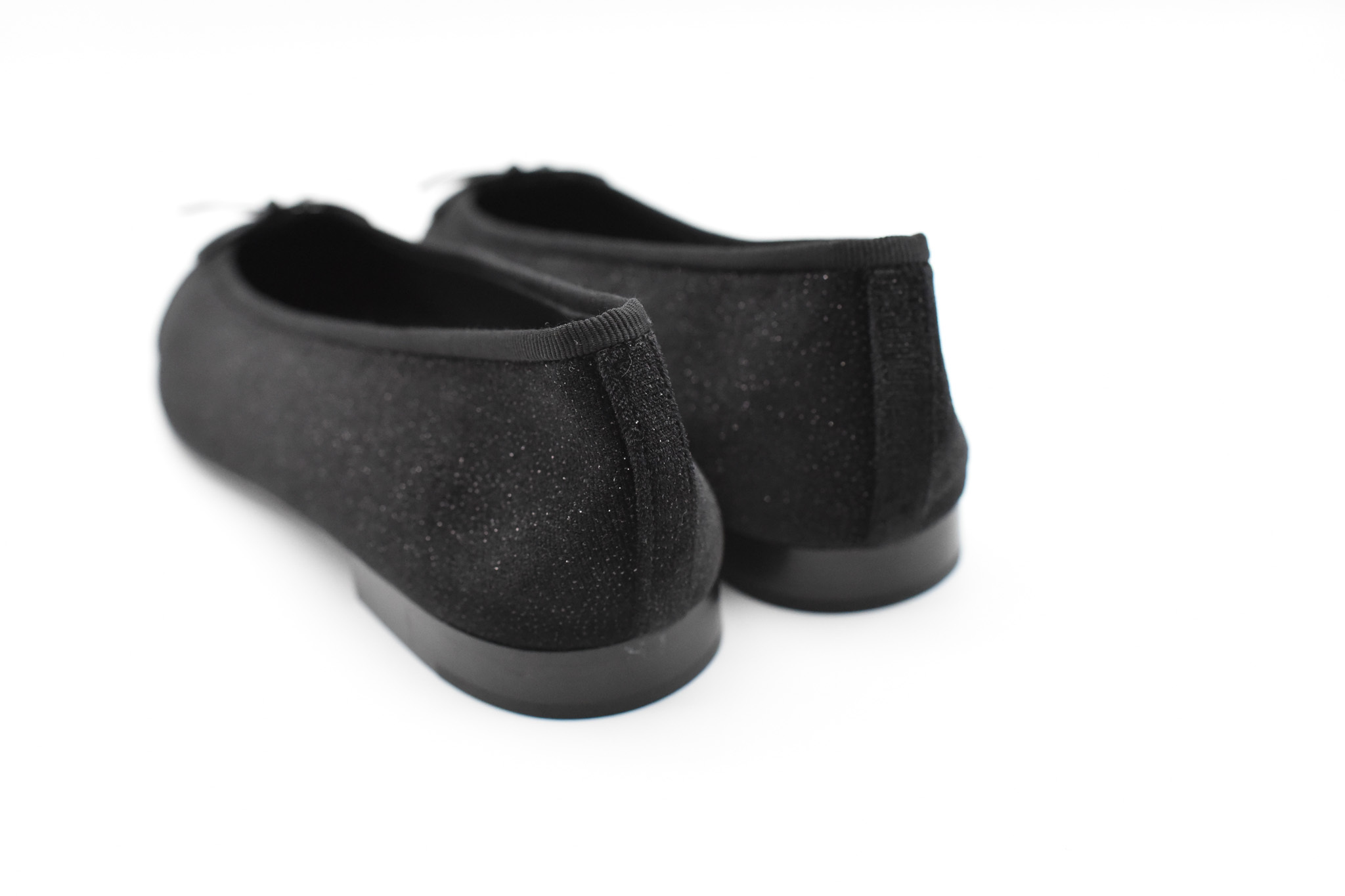 Chanel Shoes Ballet Flats, Black Velvet, Size 40, New in Box GA006