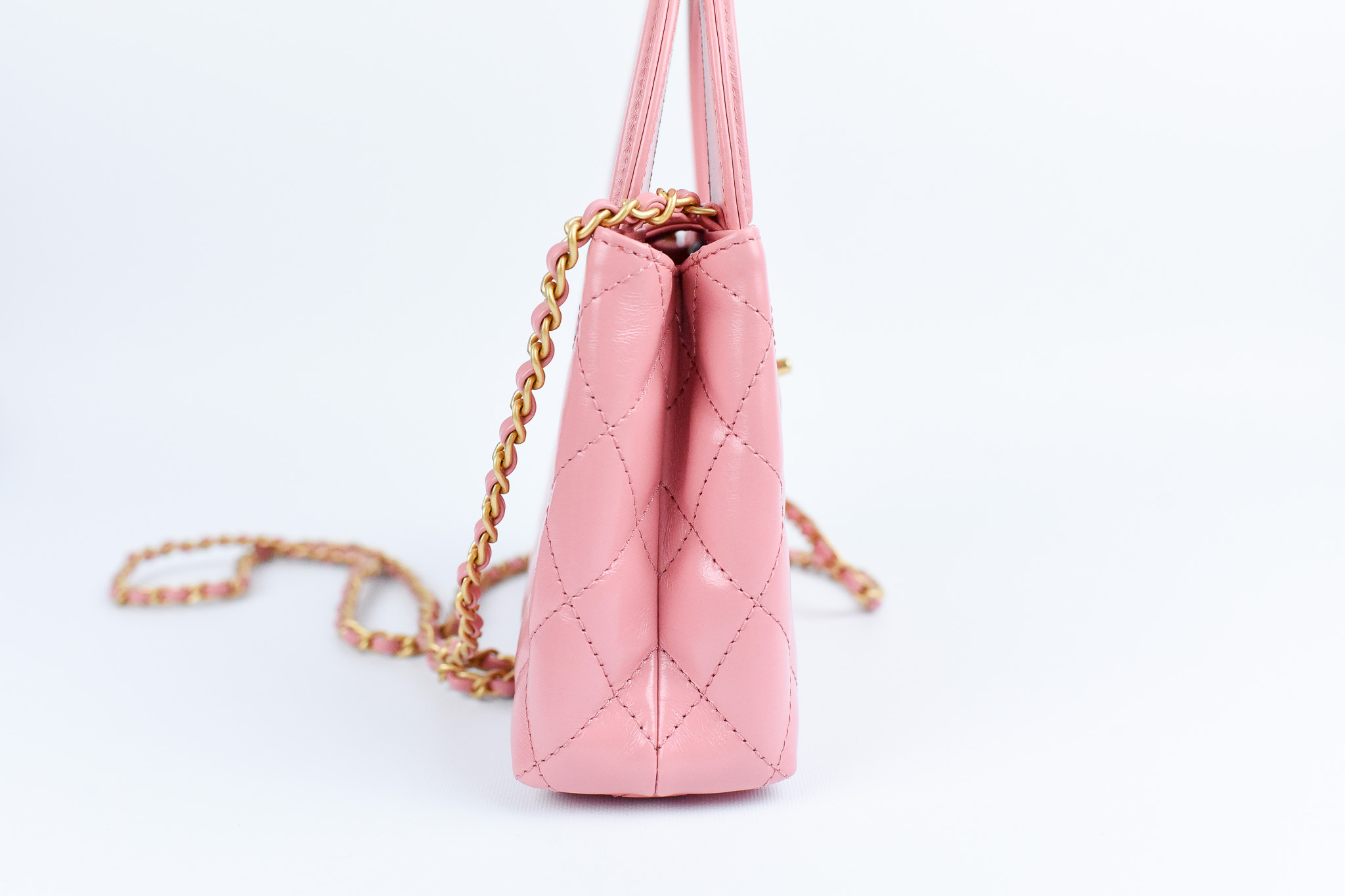 Chanel Coral Pink Mini Kelly Bag – The Closet