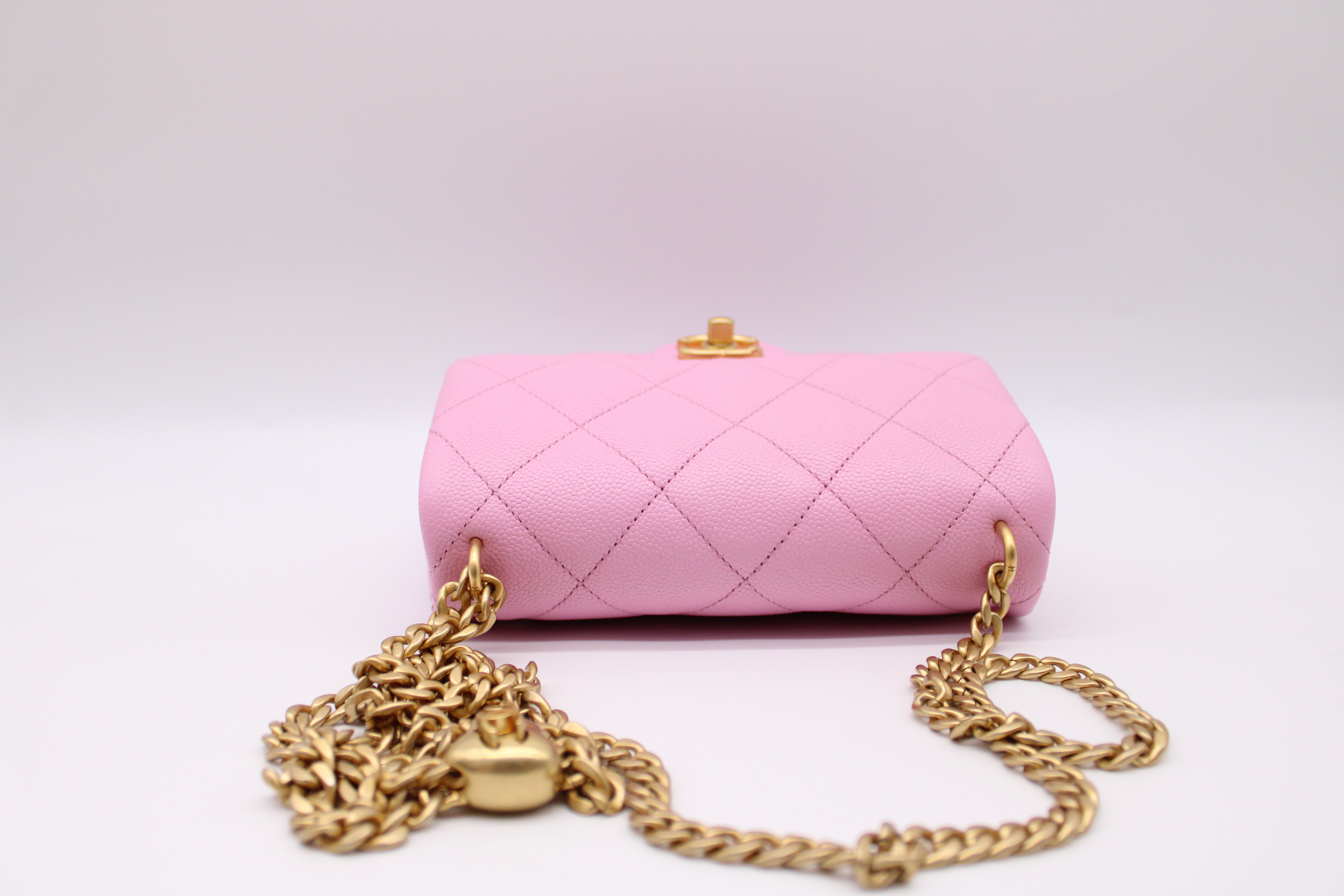 Chanel Seasonal Sweetheart Mini Flap, Pink Caviar Leather, Gold Hardware,  New in Box CMA001 - Julia Rose Boston