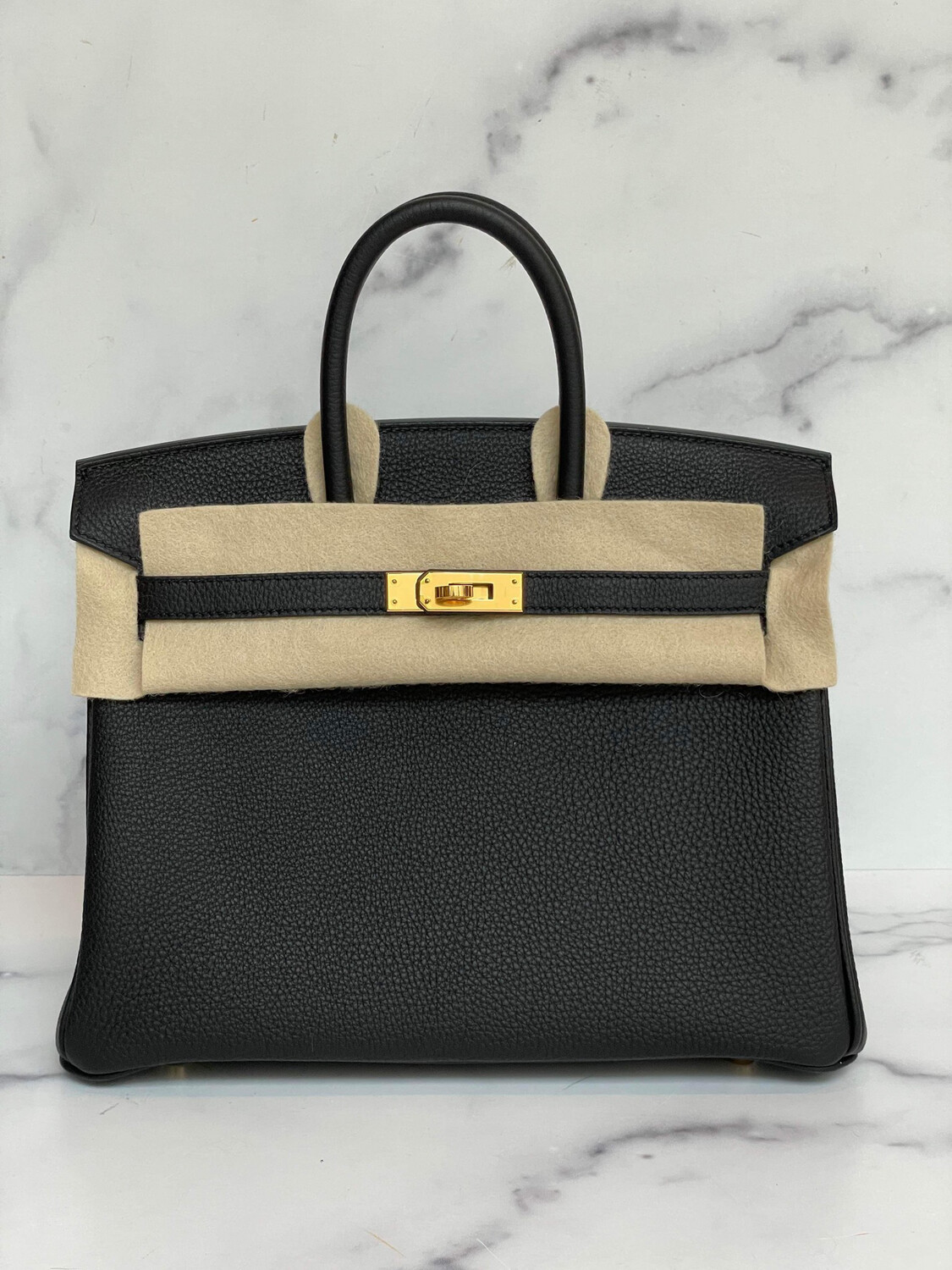 Preorder Hermes Birkin 25, Black Togo Leather, Gold Hardware, New In Box U Stamp (Shipping Included)
