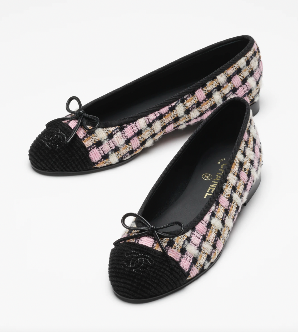 Chanel Ballet Flats, Tweed, Size 36, New in Box MA001