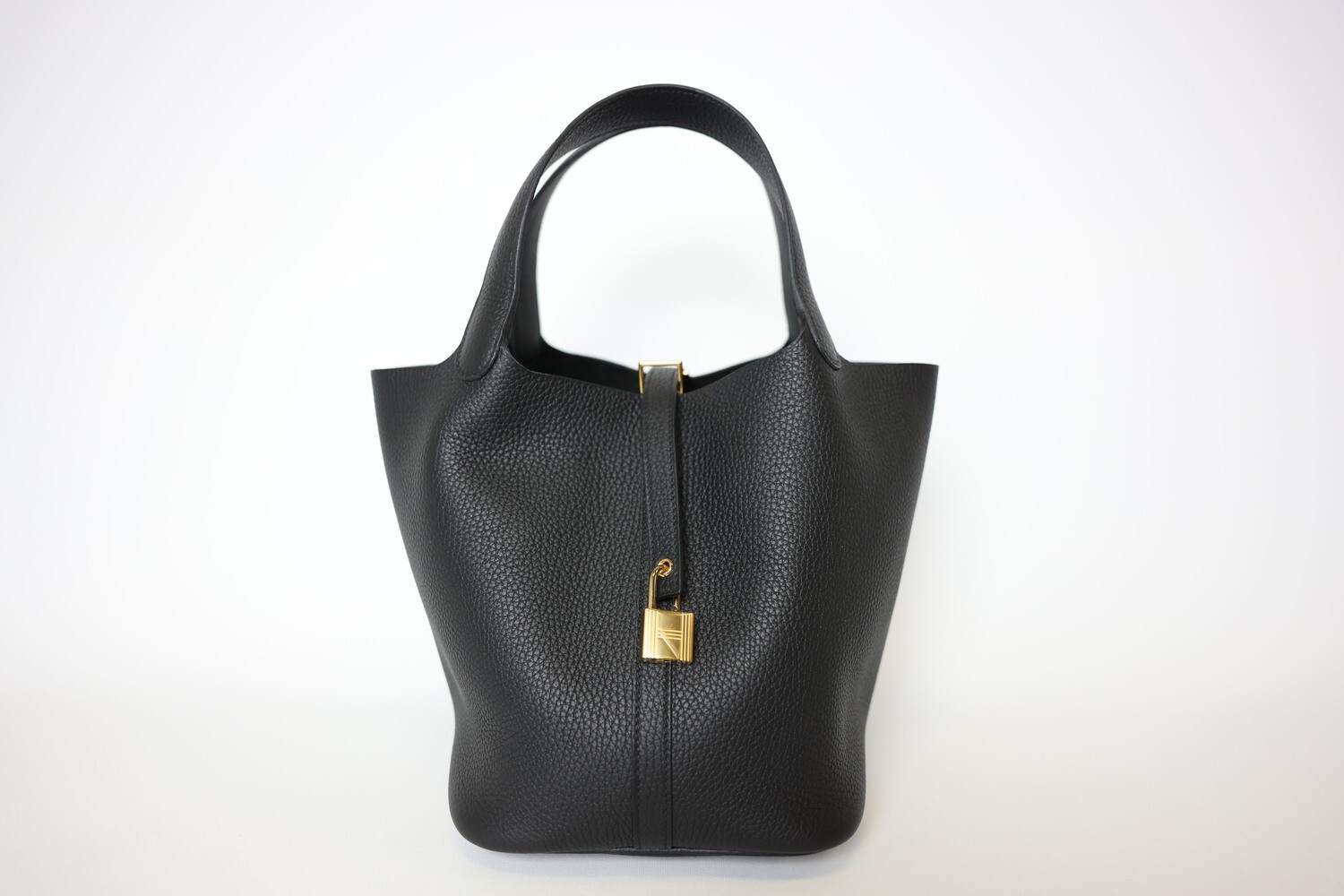 Hermes Picotin 22 Black With Gold Hardware, New In Box WA001