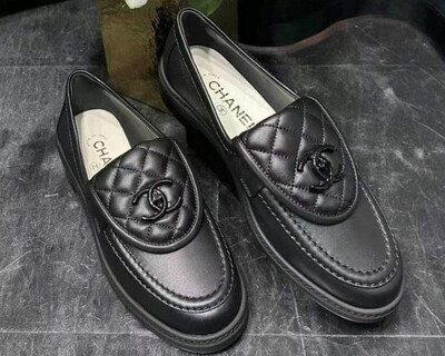 Preorder Chanel Loafer Turn lock, So Black, New In Box Size 41