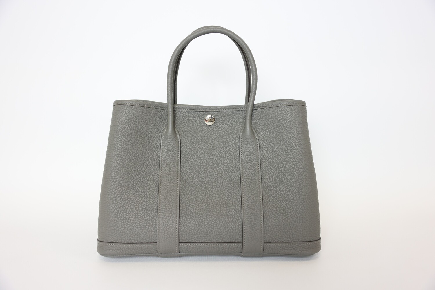 Hermes Garden Party 30, Gray New In Box WA001