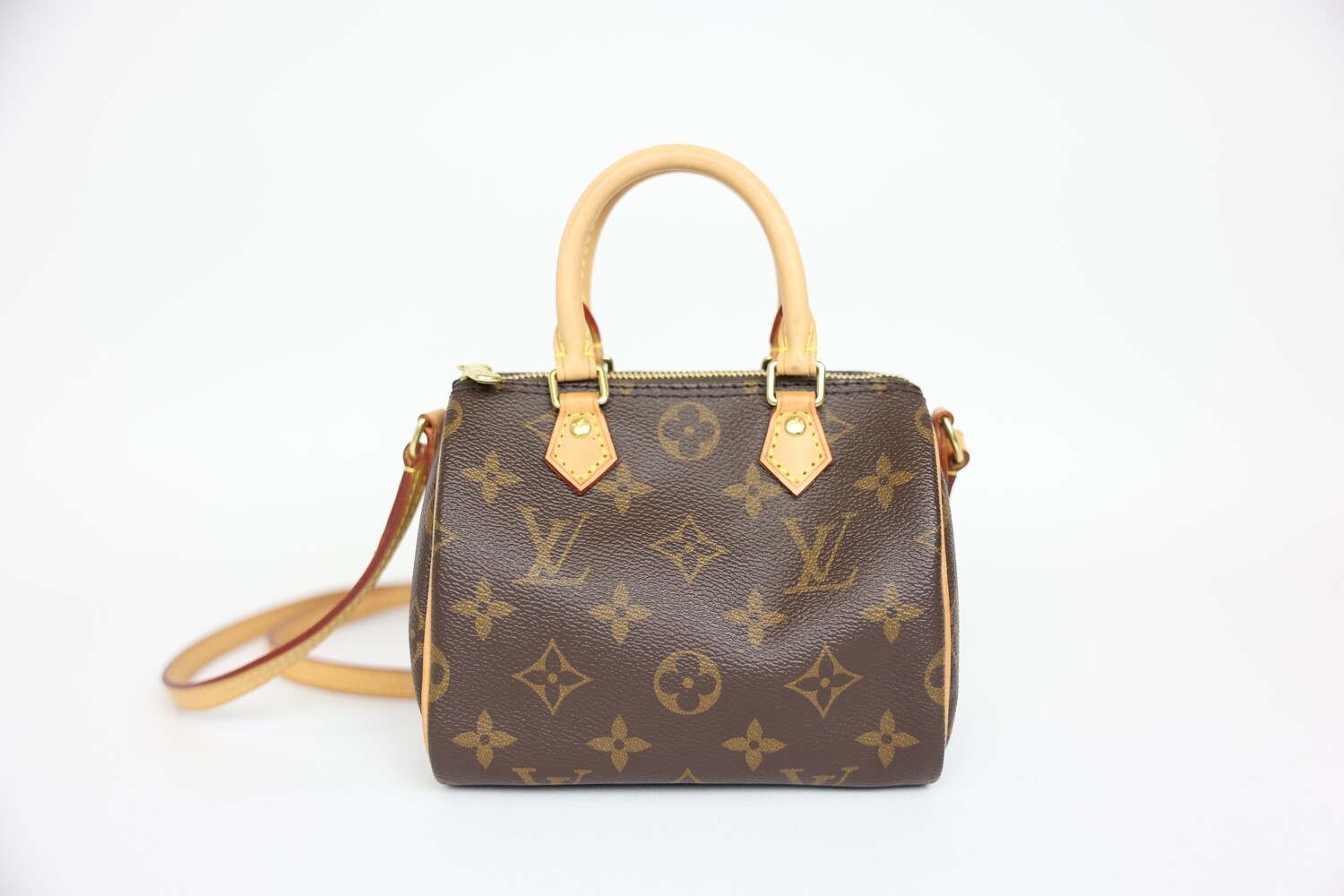 Louis Vuitton Speedy Nano, Monogram Canvas, Preowned in Dustbag WA001