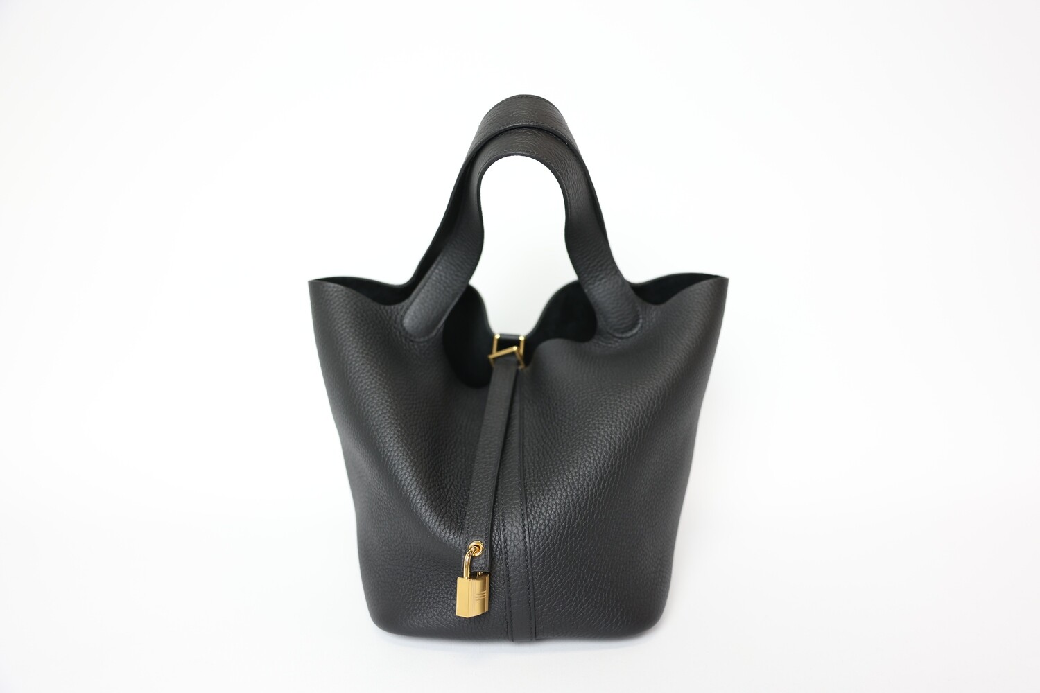 Hermes Picotin 22, Black with Gold Hardware, New in Box WA001