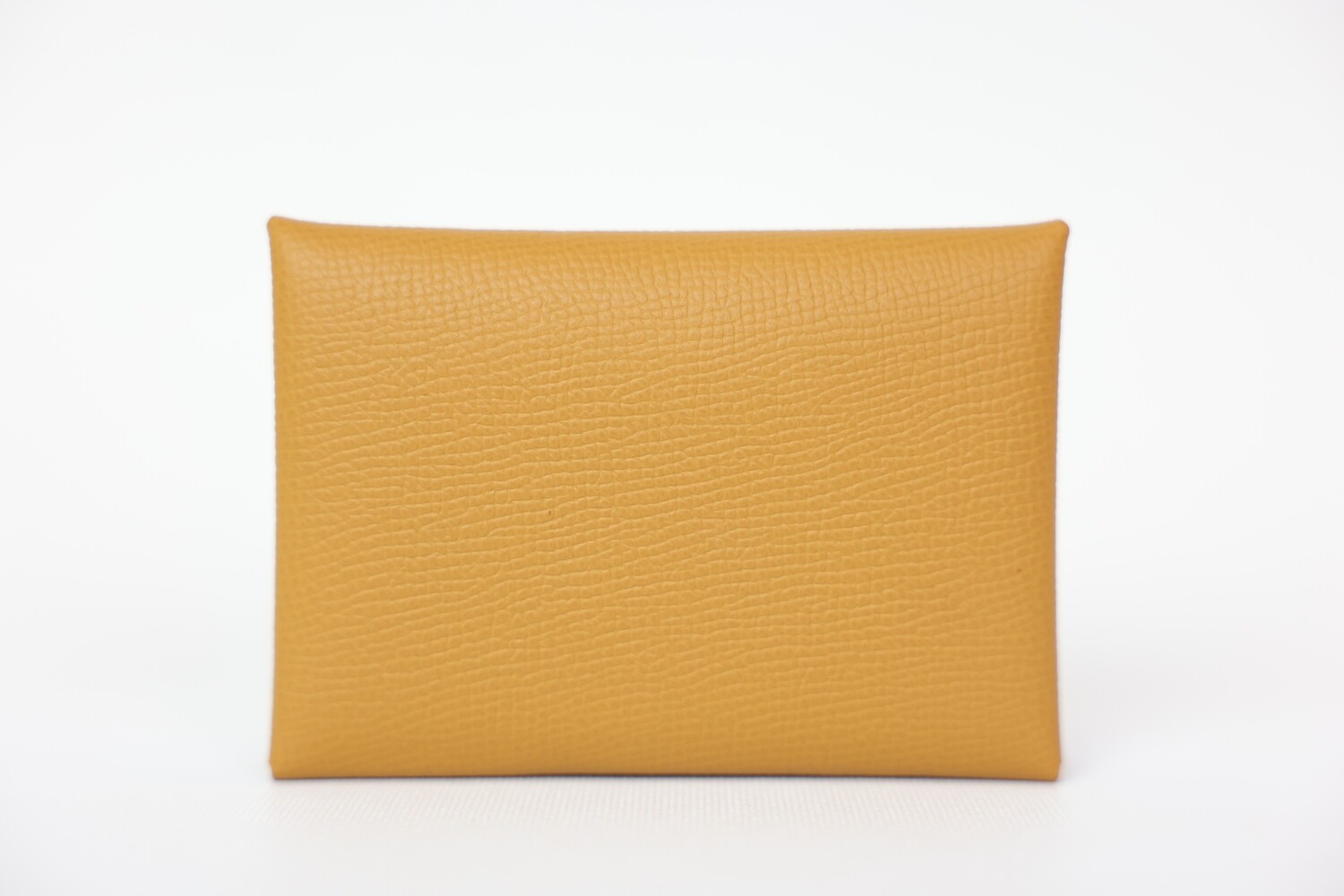 Hermes Calvi Duo Cardholder, Tan, New In Box WA001
