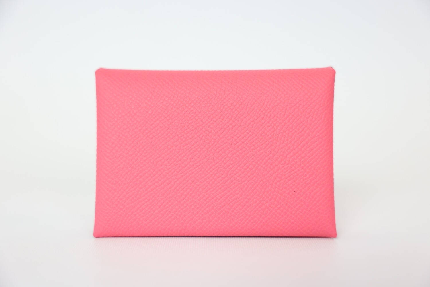 Hermes Calvi Duo Cardholder, Pink New In Box WA001